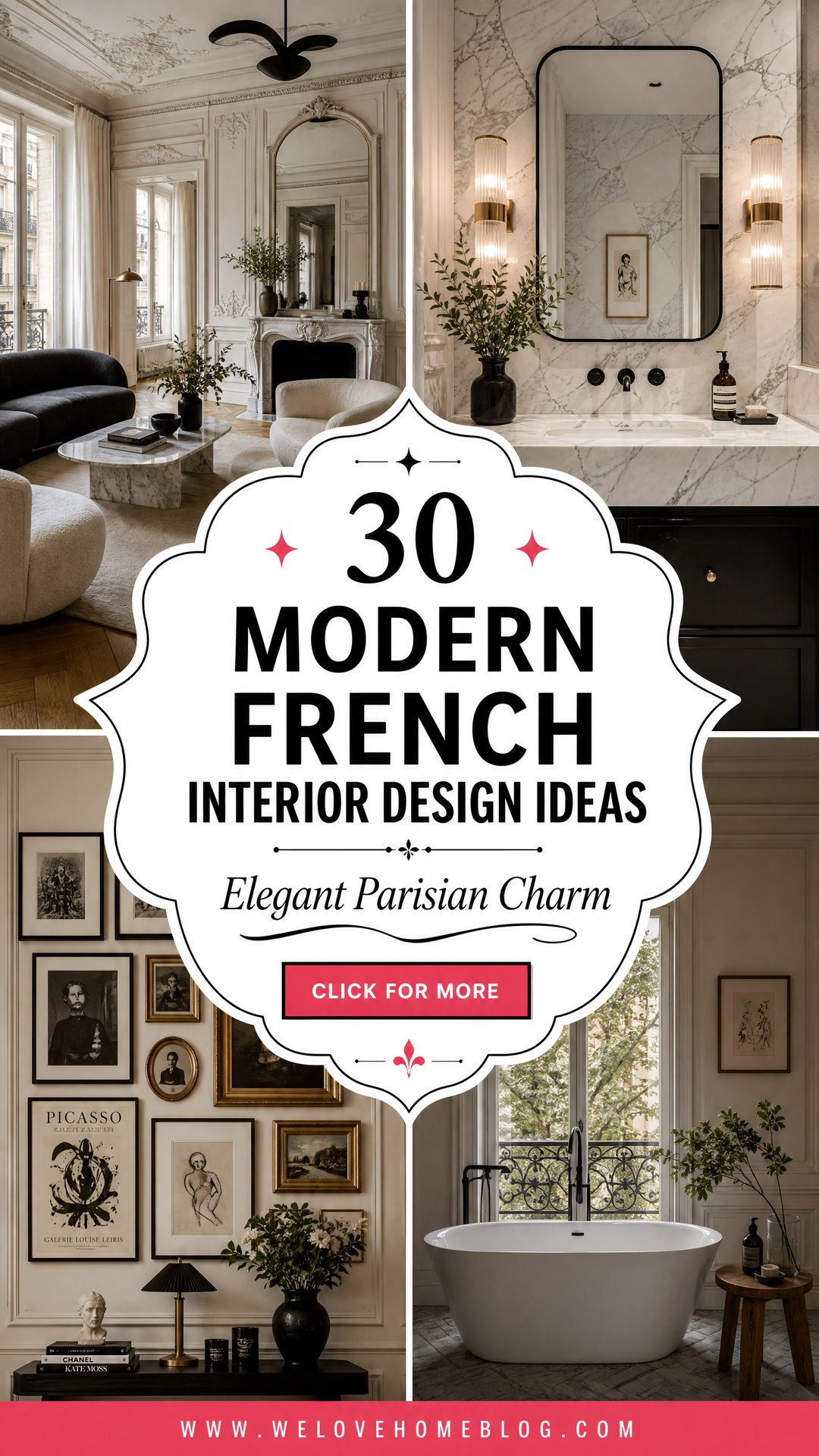30 Modern French Interior Design Ideas for Elegant Homes - 30 Modern French Interior Design Ideas for Elegant Homes