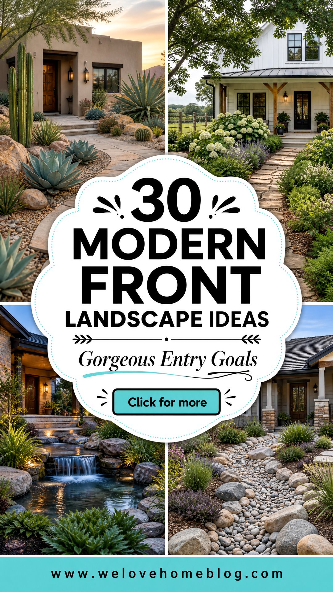 30 Modern Front Landscape Ideas for a Gorgeous Entry - 30 Modern Front Landscape Ideas for a Gorgeous Entry