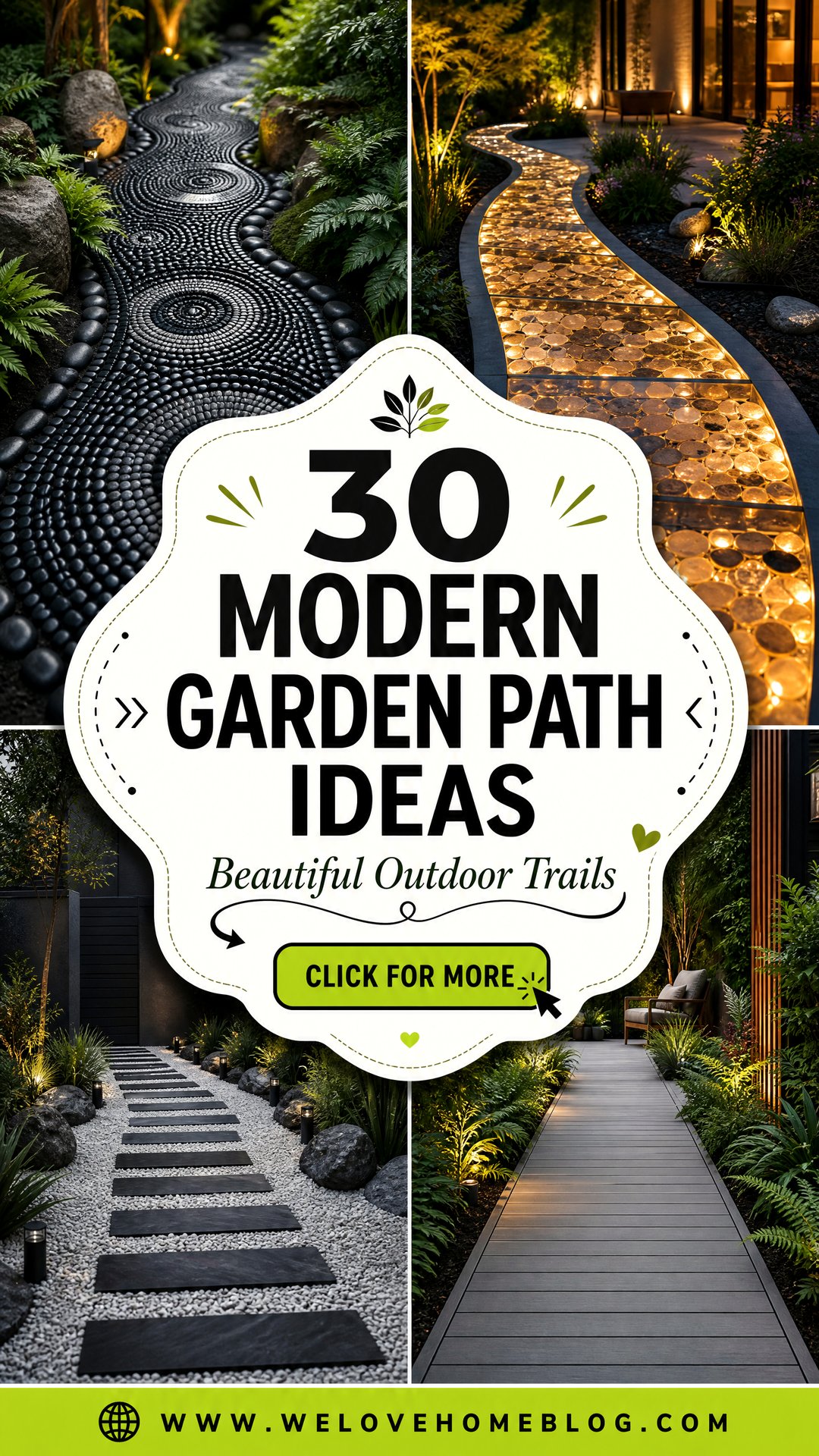 30 Modern Garden Path Ideas for a Beautiful Outdoor Space - 30 Modern Garden Path Ideas for a Beautiful Outdoor Space