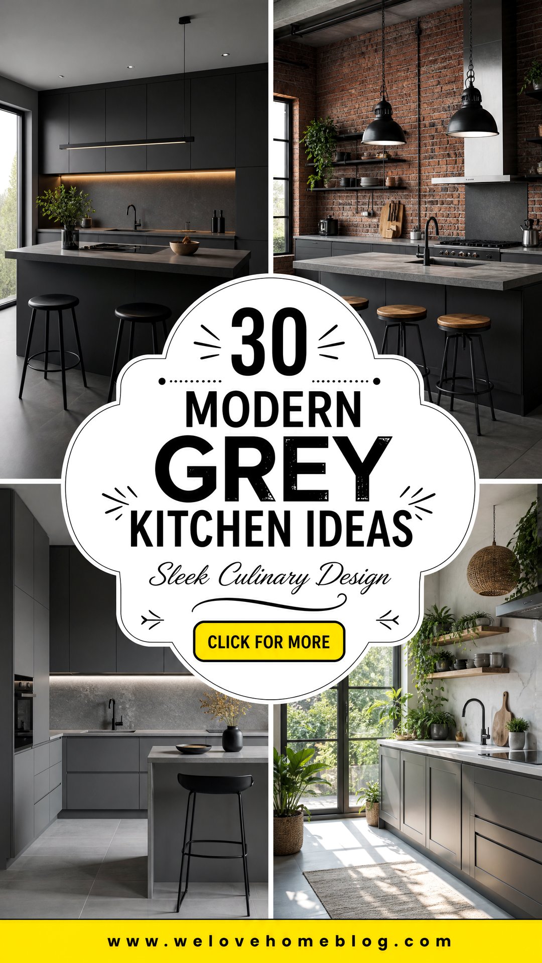 30 Modern Grey Kitchen Ideas for a Sleek Culinary Design - 30 Modern Grey Kitchen Ideas for a Sleek Culinary Design