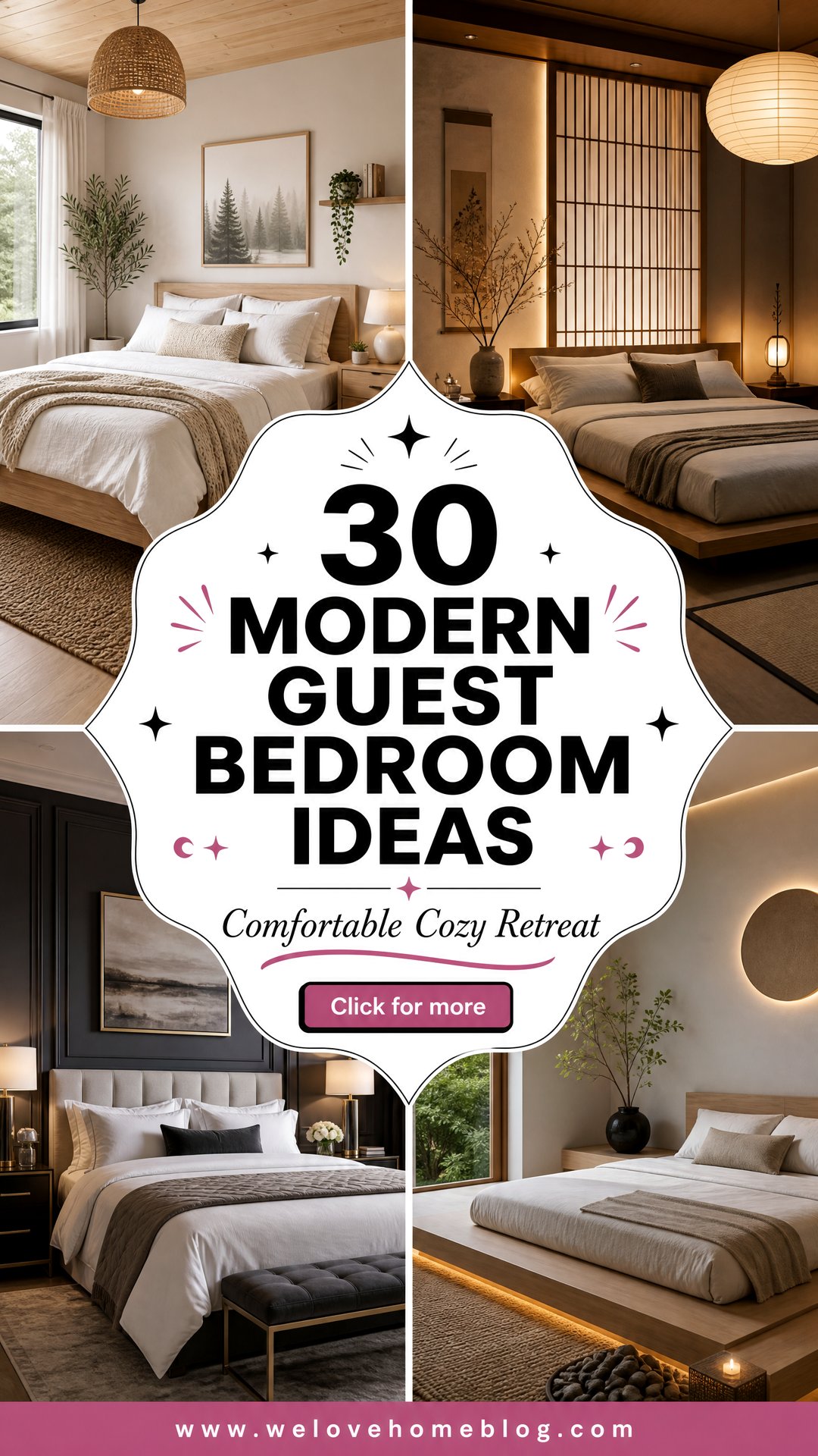 30 Modern Guest Bedroom Ideas for a Comfortable Retreat - 30 Modern Guest Bedroom Ideas for a Comfortable Retreat