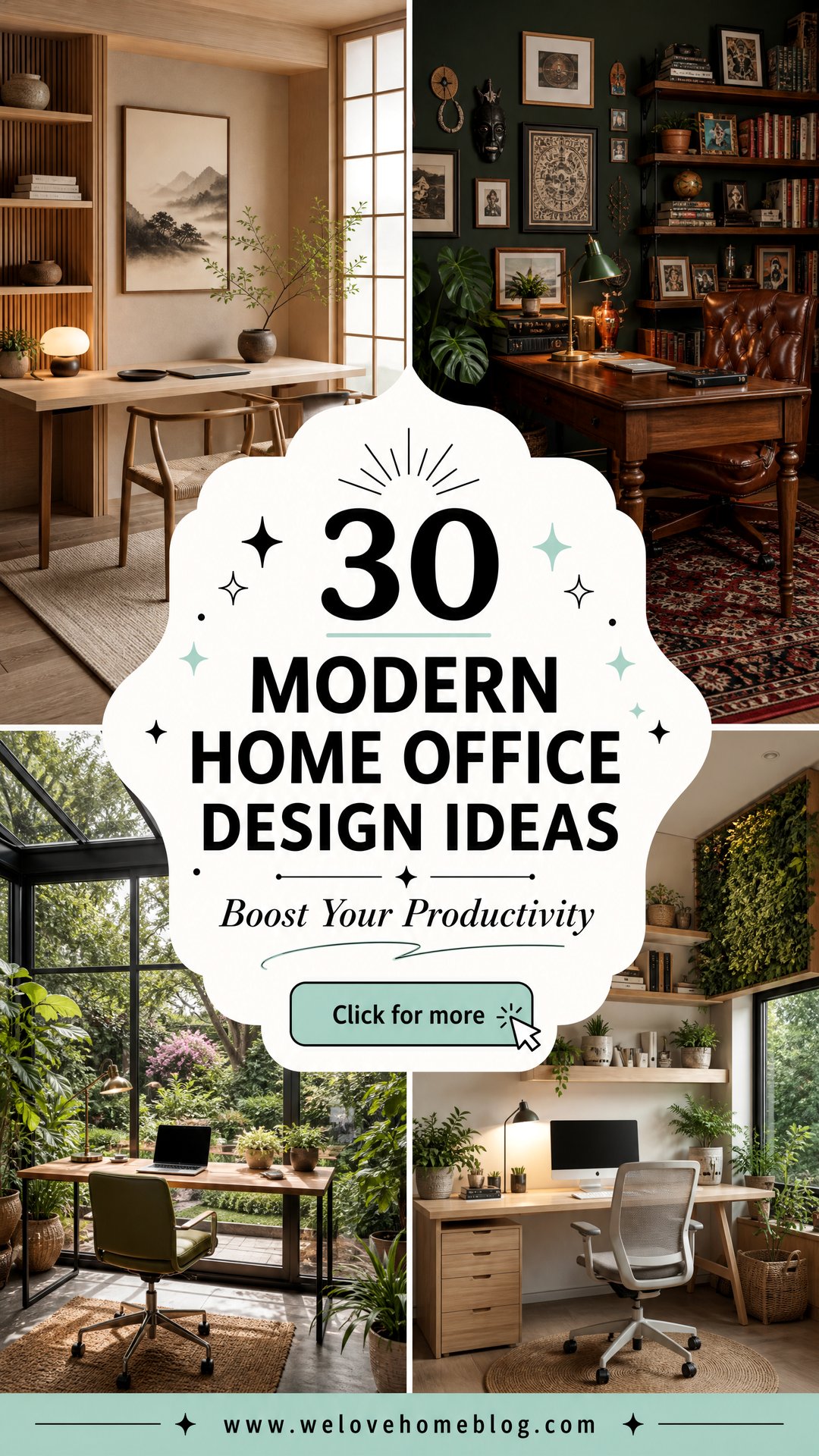 30 Modern Home Office Design Ideas for Better Productivity - 30 Modern Home Office Design Ideas for Better Productivity