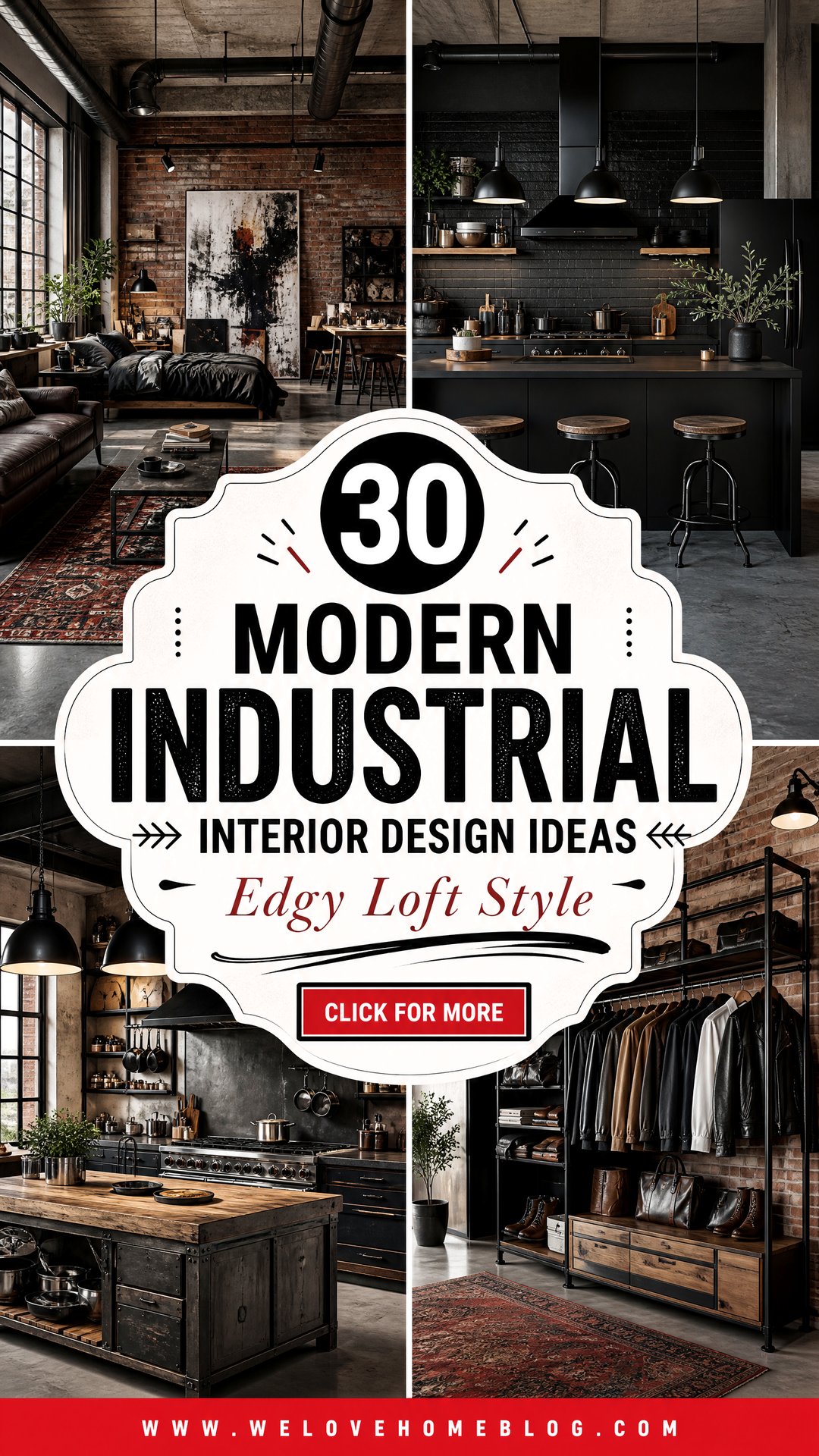 30 Modern Industrial Interior Design Ideas for Your Loft - 30 Modern Industrial Interior Design Ideas for Your Loft