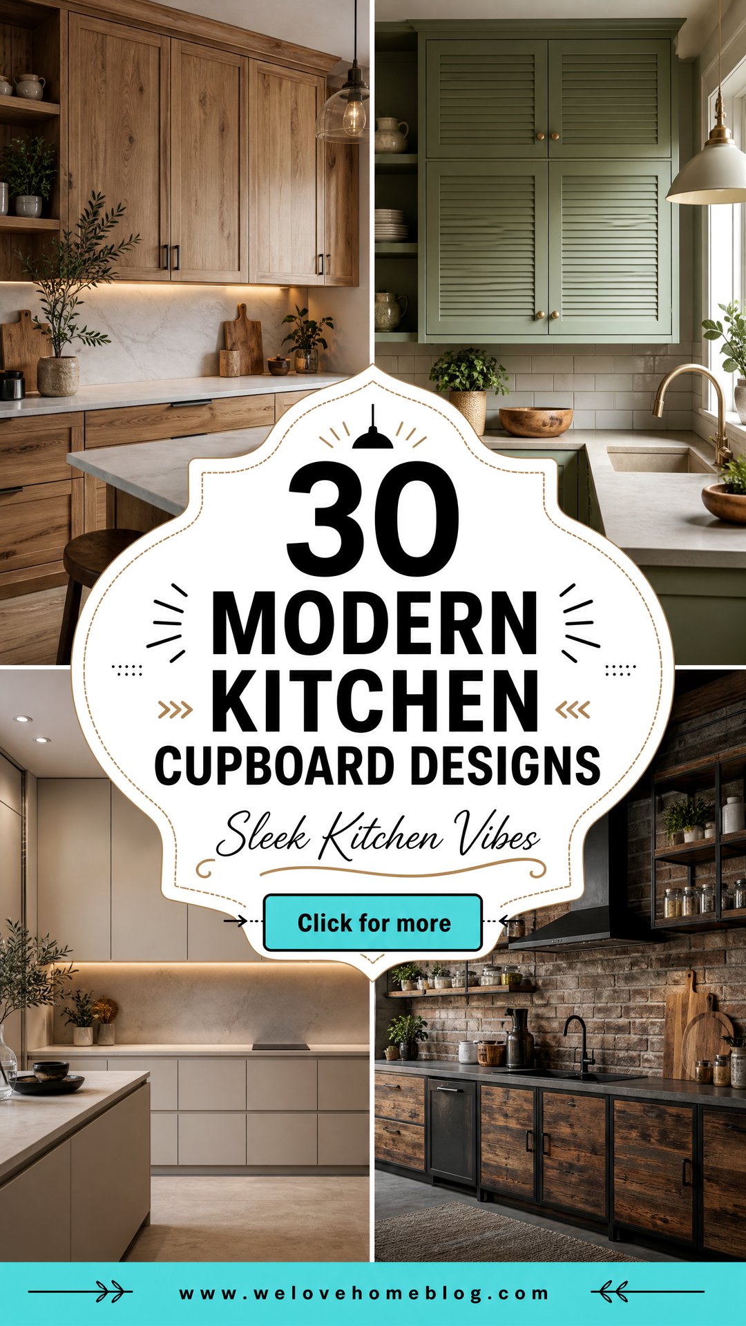 30 Modern Kitchen Cupboard Designs for a Sleek Kitchen - 30 Modern Kitchen Cupboard Designs for a Sleek Kitchen