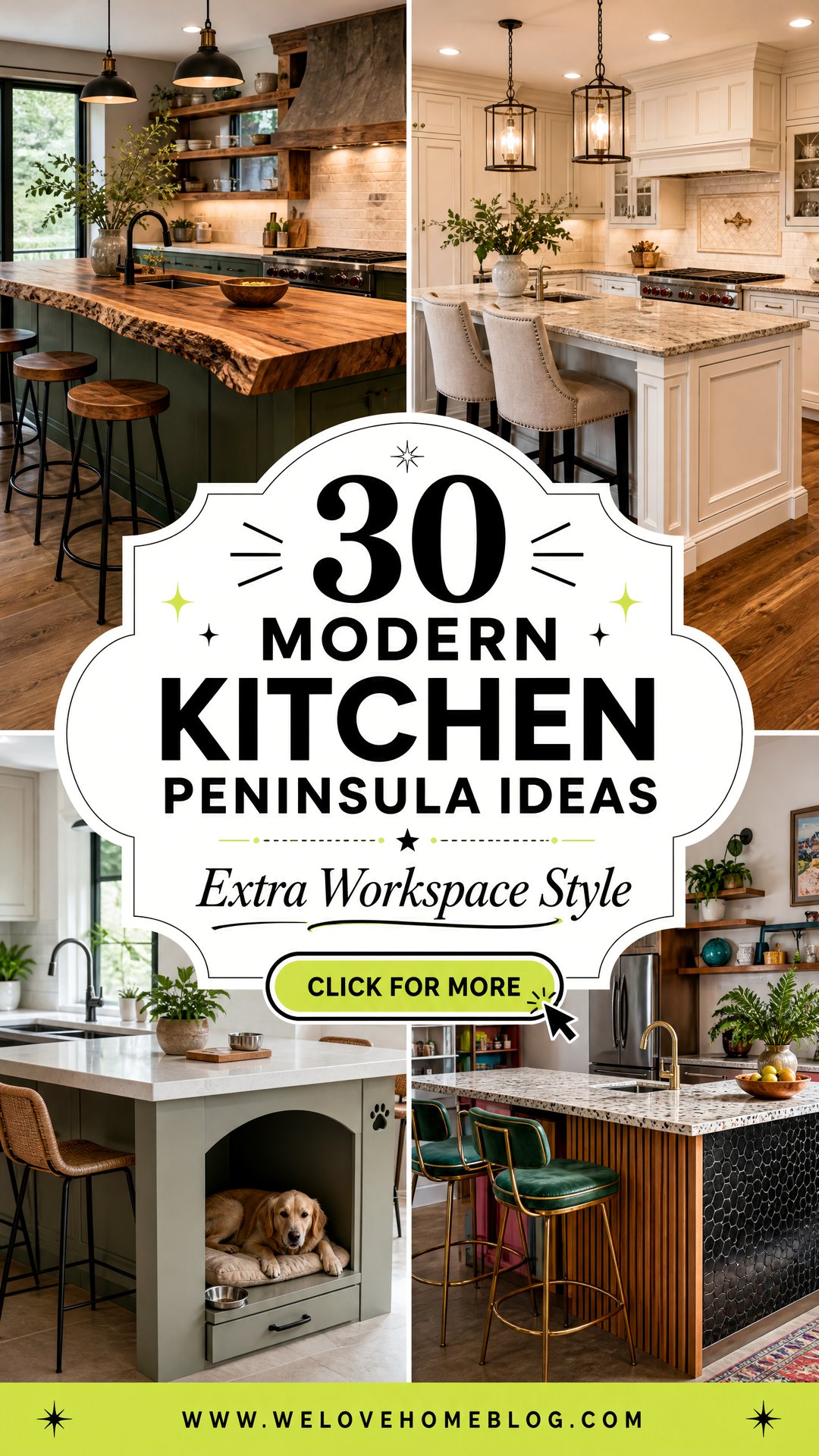 30 Modern Kitchen Peninsula Ideas for Extra Workspace - 30 Modern Kitchen Peninsula Ideas for Extra Workspace