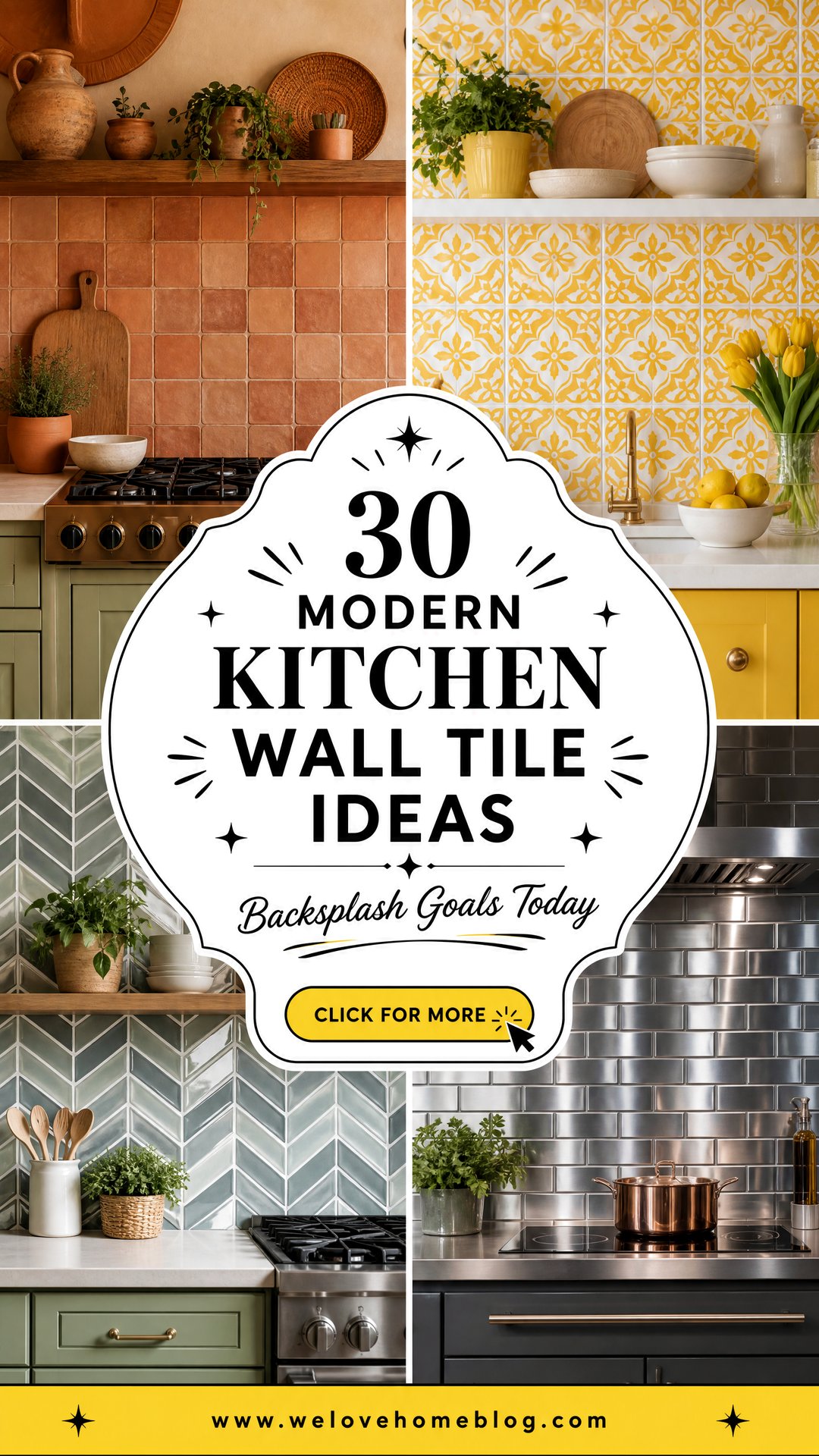 30 Modern Kitchen Wall Tile Ideas for Backsplashes - 30 Modern Kitchen Wall Tile Ideas for Backsplashes