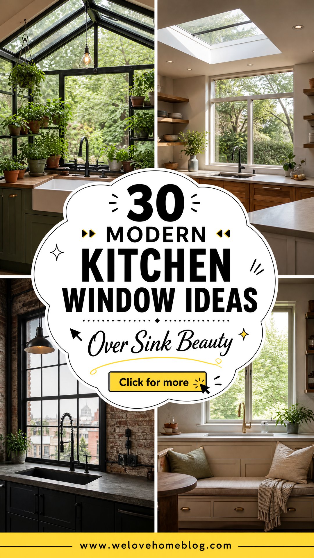 30 Modern Kitchen Window Ideas Over Sink to Love - 30 Modern Kitchen Window Ideas Over Sink to Love