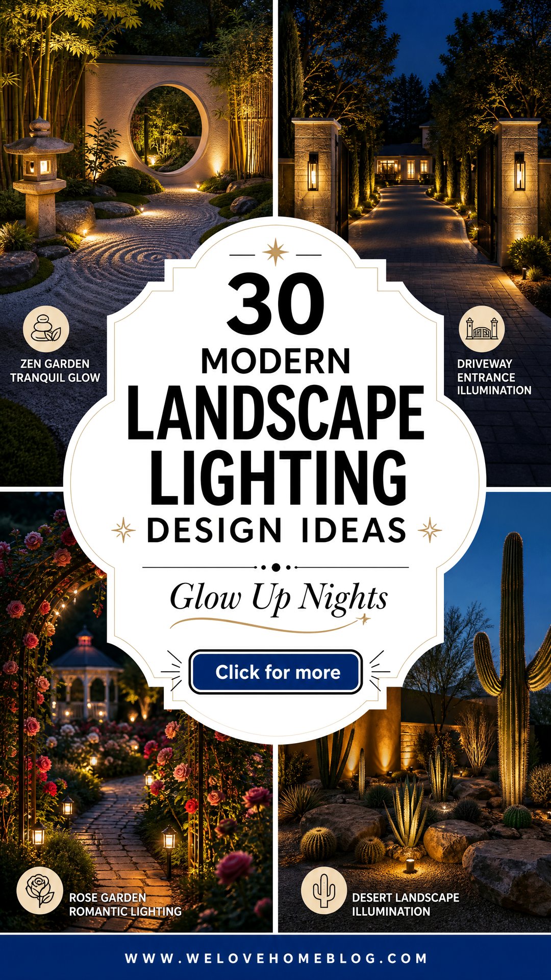 30 Modern Landscape Lighting Design Ideas for Nights - 30 Modern Landscape Lighting Design Ideas for Nights