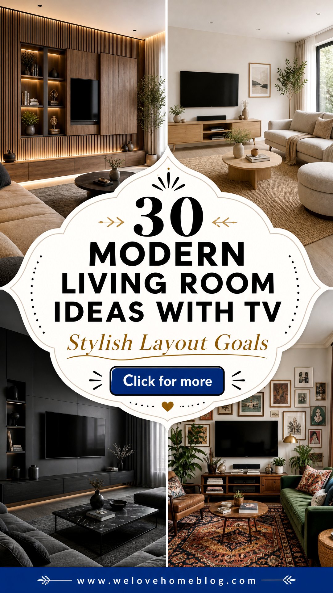 30 Modern Living Room Ideas with TV for Stylish Layouts - 30 Modern Living Room Ideas with TV for Stylish Layouts