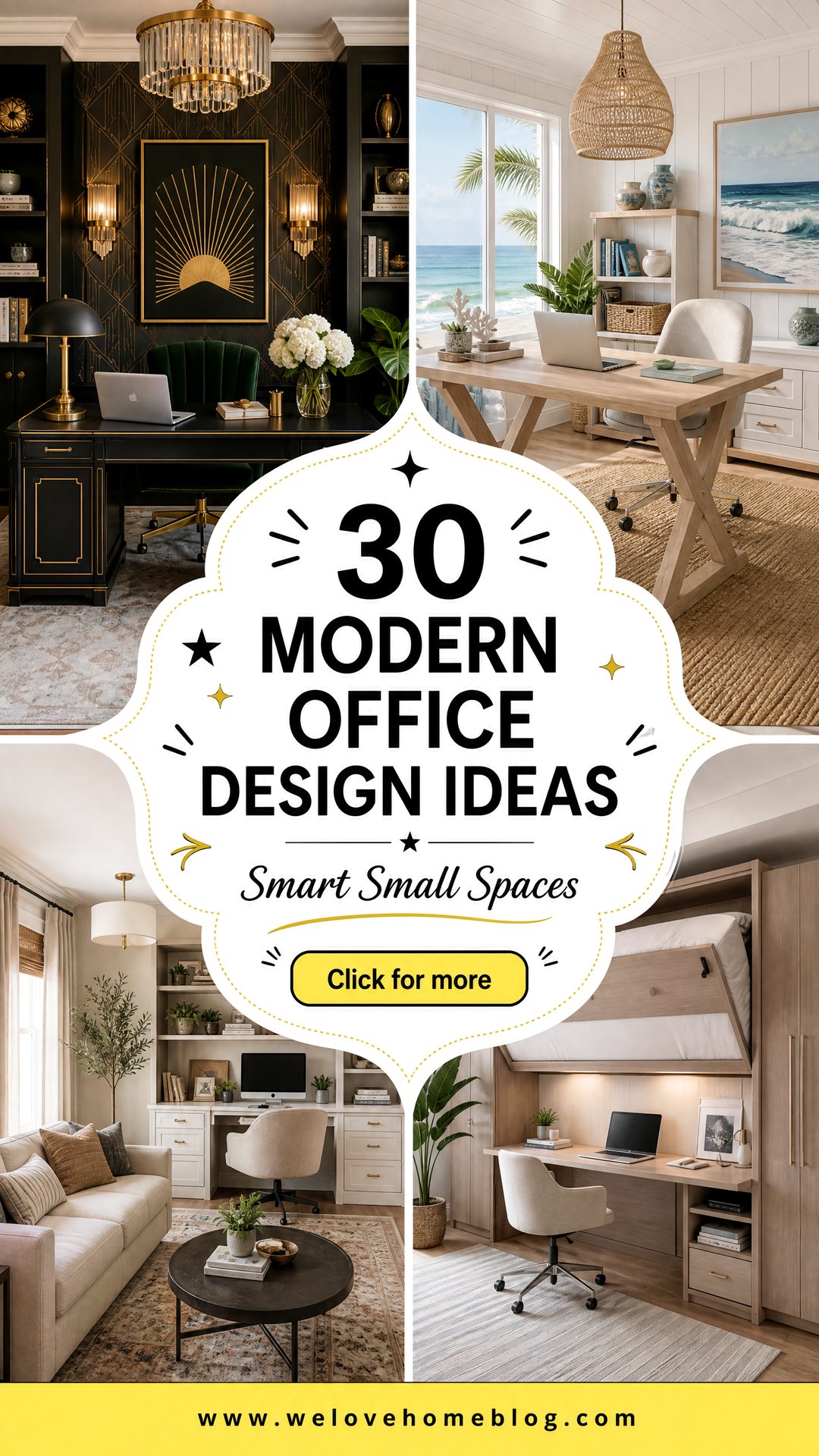 30 Modern Office Design Ideas for Small Spaces to Work - 30 Modern Office Design Ideas for Small Spaces to Work