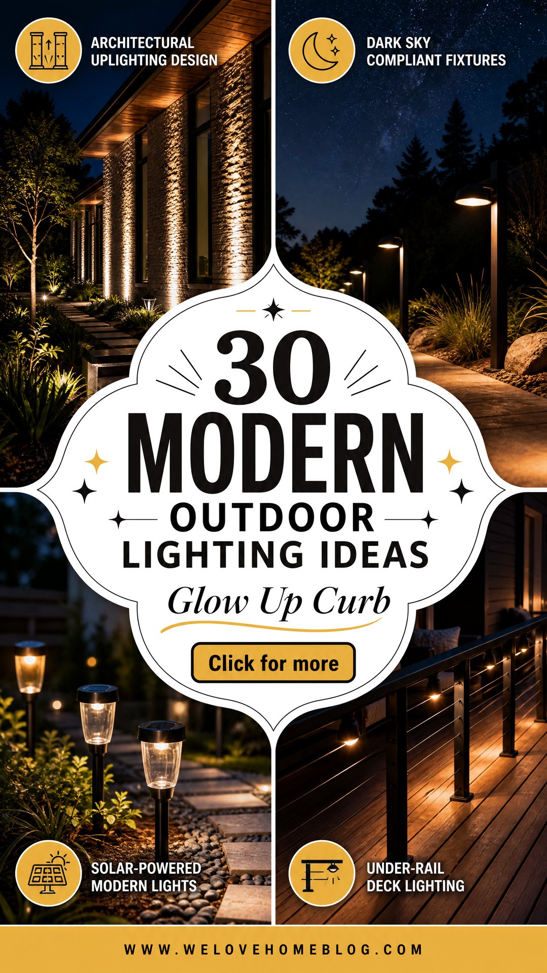 30 Modern Outdoor Lighting Ideas for Front of House - 30 Modern Outdoor Lighting Ideas for Front of House