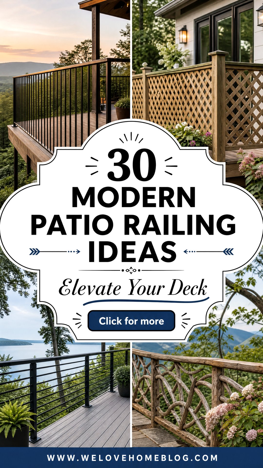 30 Modern Patio Railing Ideas to Elevate Your Deck - 30 Modern Patio Railing Ideas to Elevate Your Deck