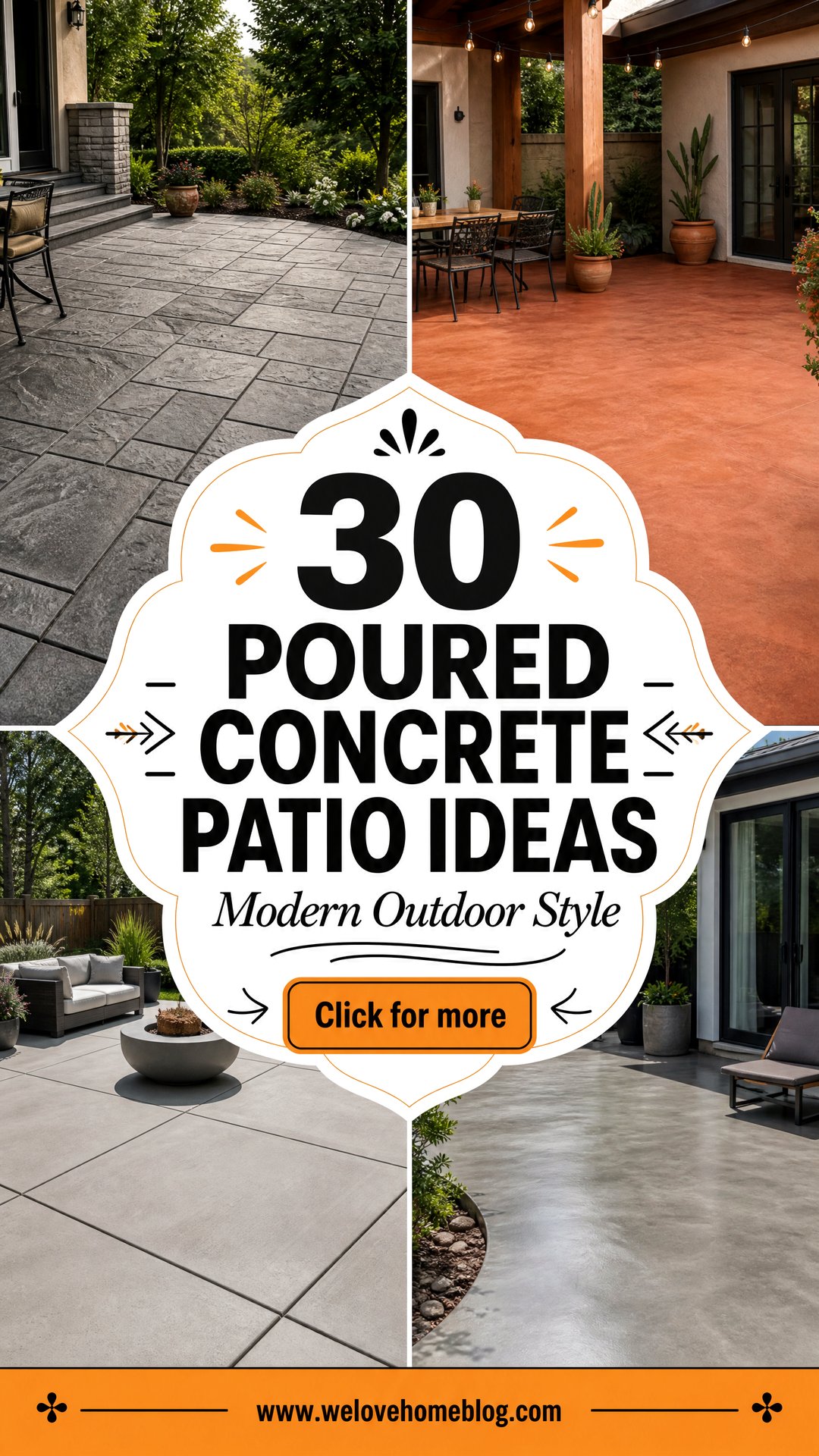 30 Modern Poured Concrete Patio Ideas to Explore - 30 Modern Poured Concrete Patio Ideas to Explore