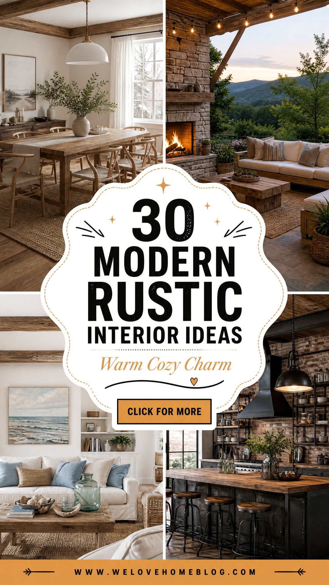 30 Modern Rustic Interior Design Ideas for Your Home - 30 Modern Rustic Interior Design Ideas for Your Home