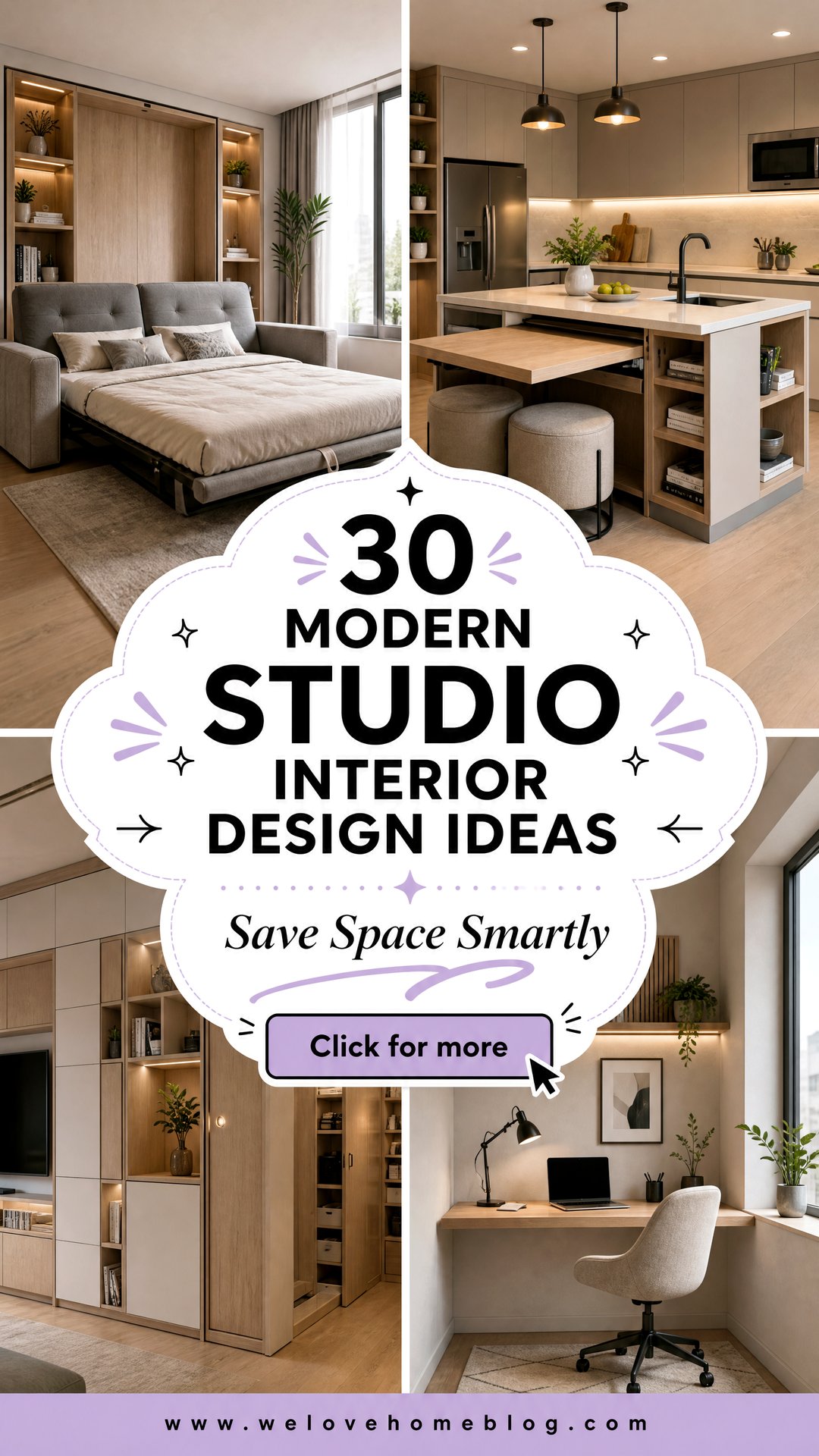 30 Modern Studio Interior Design Ideas to Save Space - 30 Modern Studio Interior Design Ideas to Save Space