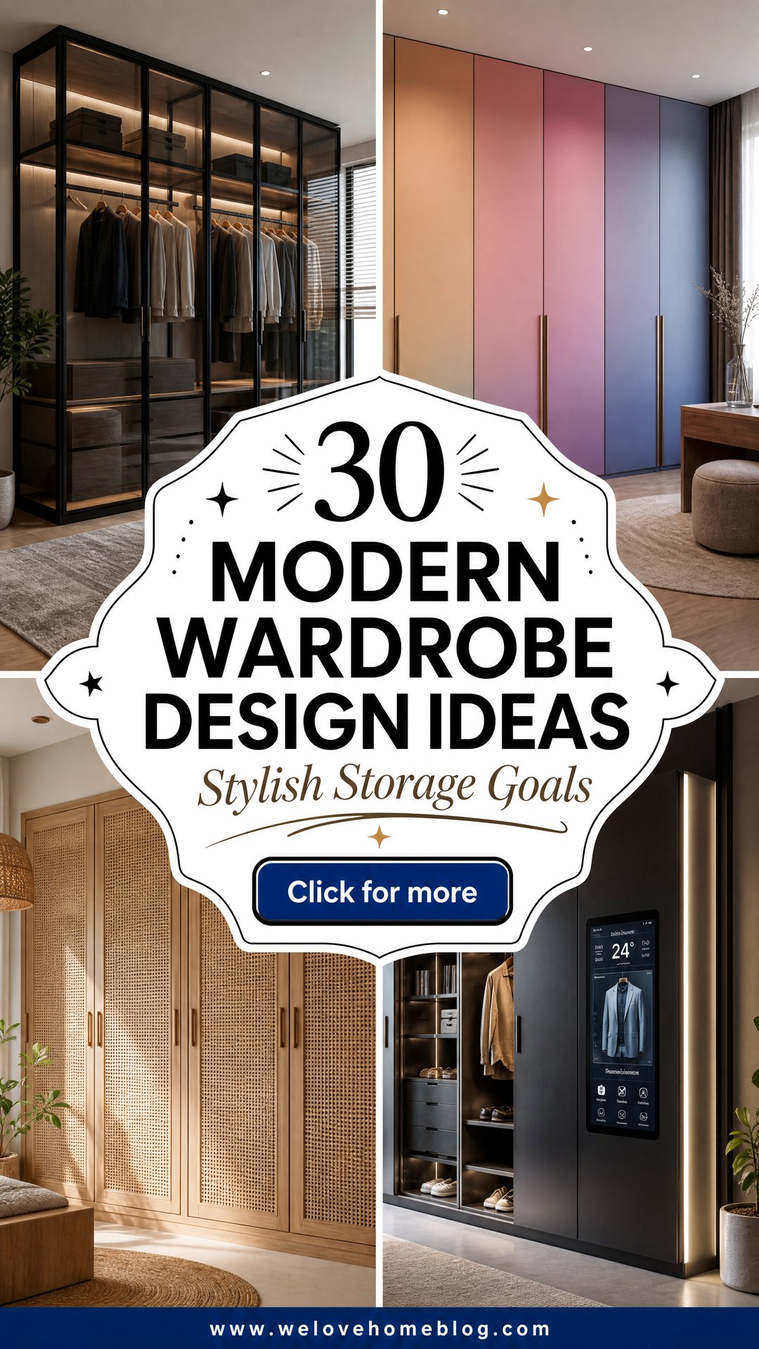 30 Modern Wardrobe Design Ideas for Stylish Storage - 30 Modern Wardrobe Design Ideas for Stylish Storage