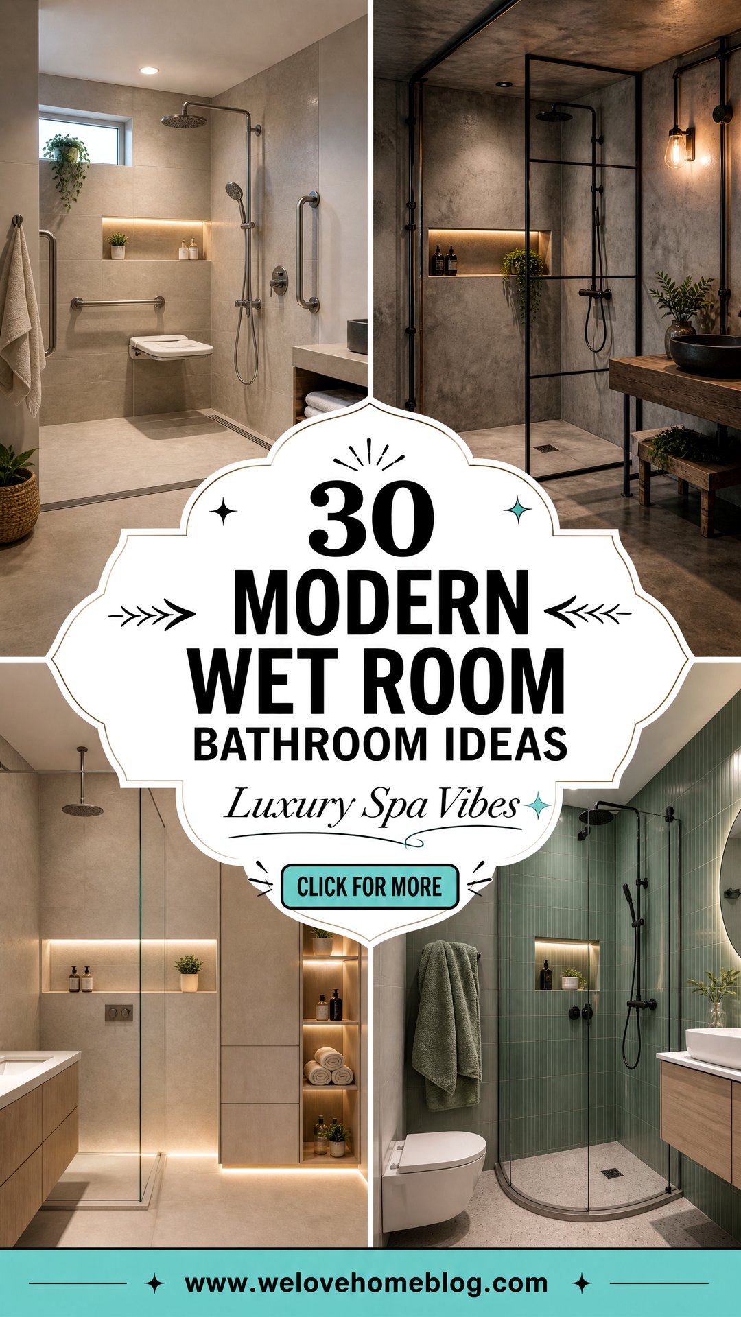 30 Modern Wet Room Bathroom Ideas for a Luxury Home - 30 Modern Wet Room Bathroom Ideas for a Luxury Home