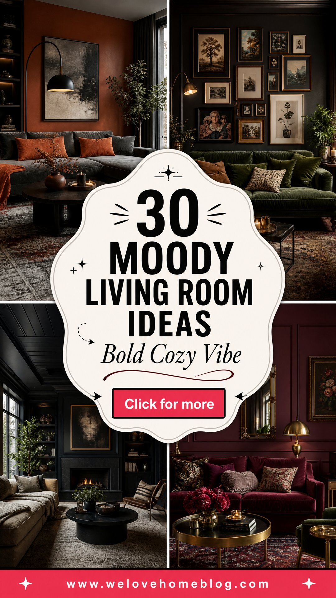 30 Moody Living Room Ideas for a Bold Cozy Vibe - 30 Moody Living Room Ideas for a Bold, Cozy Vibe