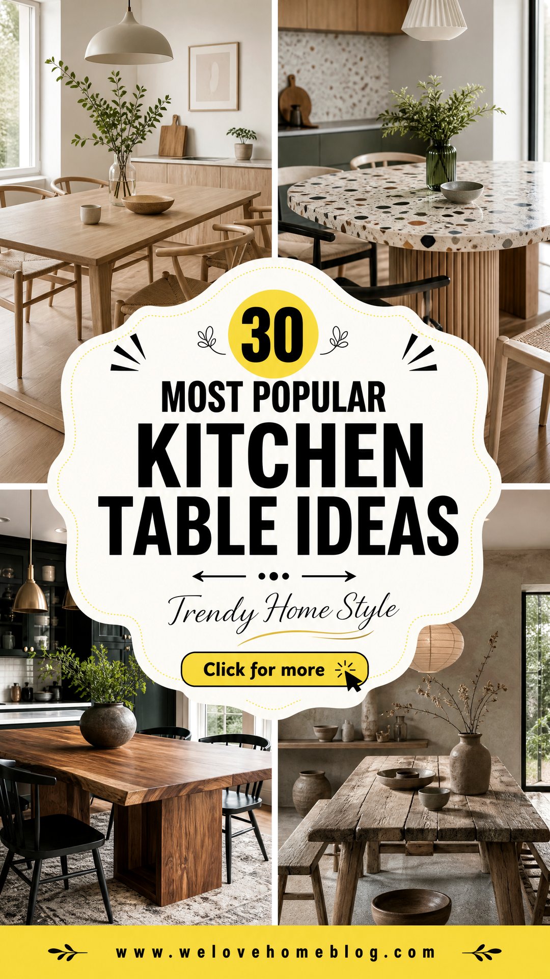 30 Most Popular Kitchen Table Trends for Every Home - 30 Most Popular Kitchen Table Trends for Every Home