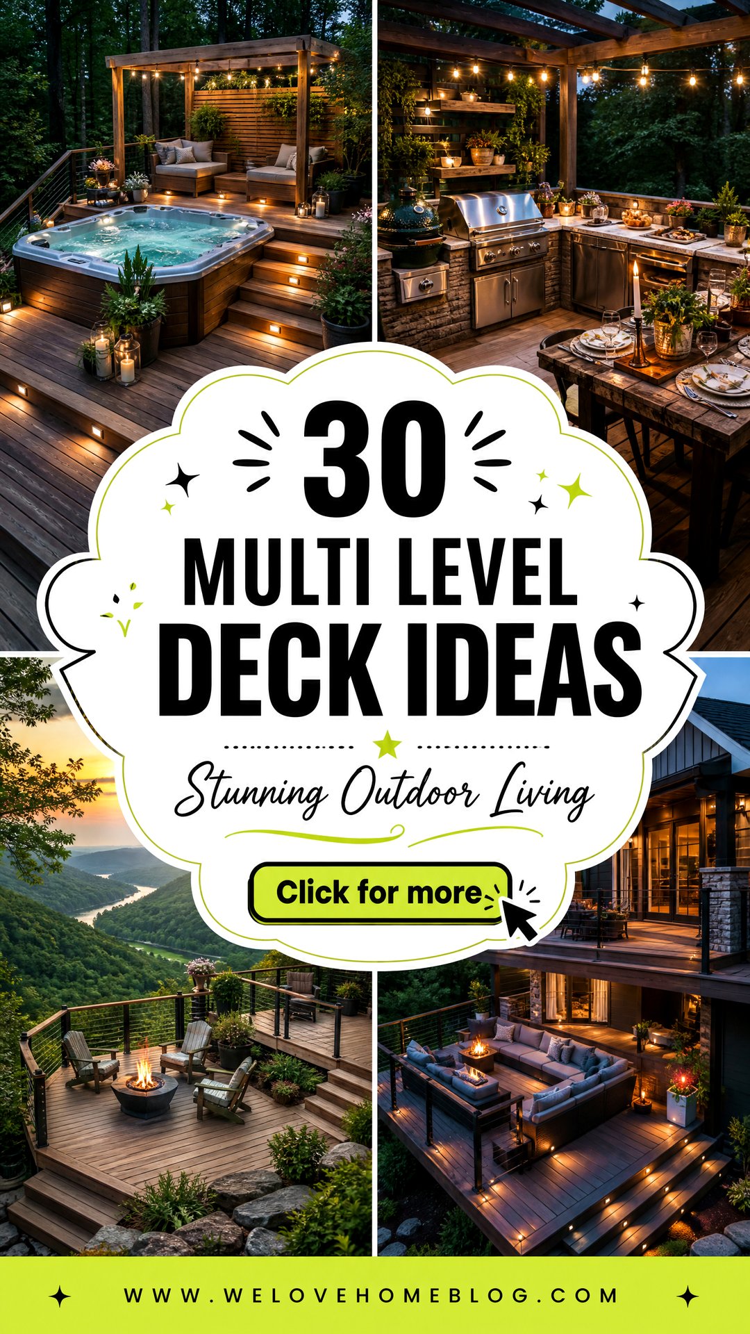 30 Multi Level Deck Ideas for Stunning Outdoor Living - 30 Multi Level Deck Ideas for Stunning Outdoor Living