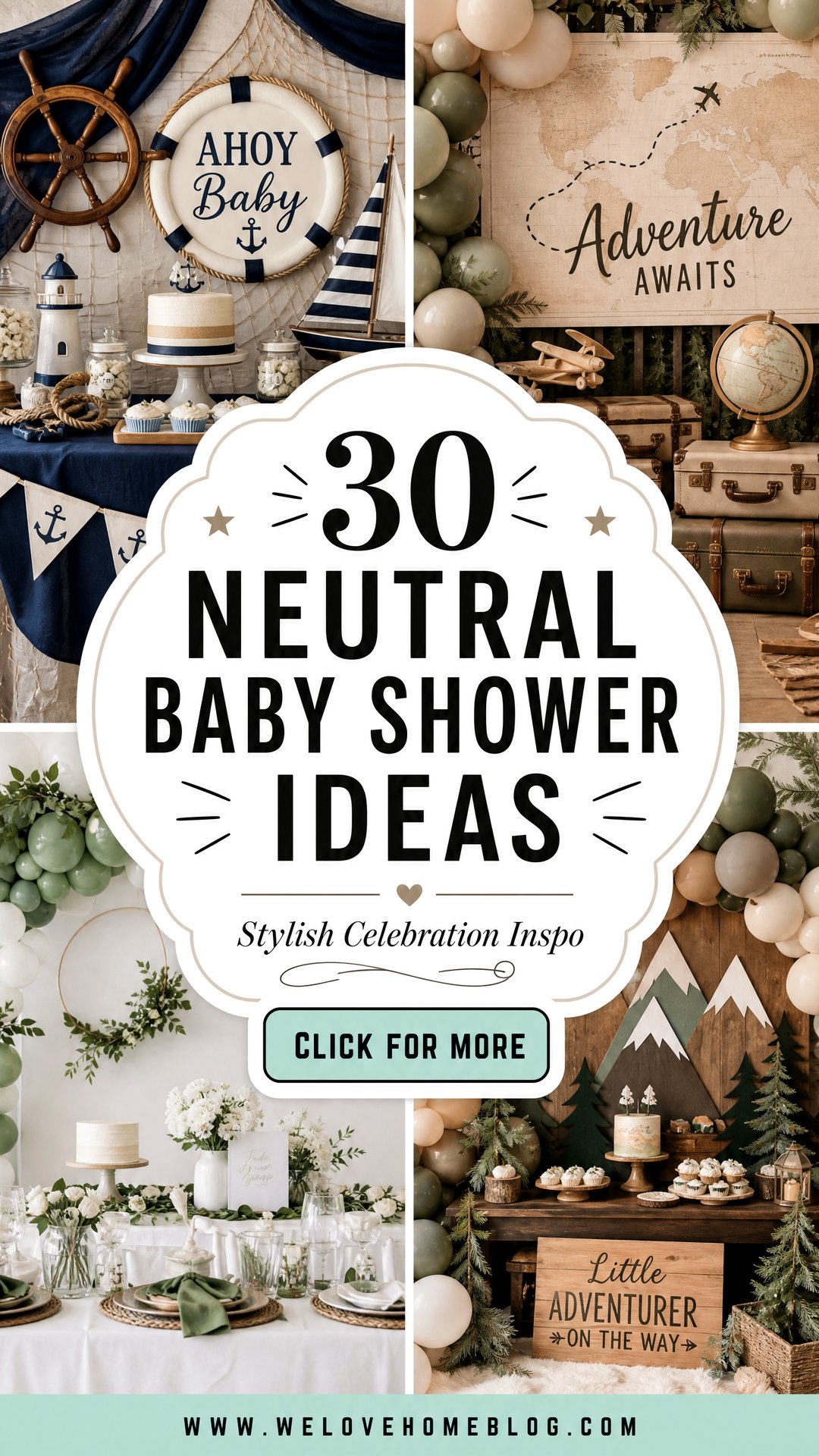 30 Neutral Baby Shower Ideas for a Stylish Celebration - 30 Neutral Baby Shower Ideas for a Stylish Celebration