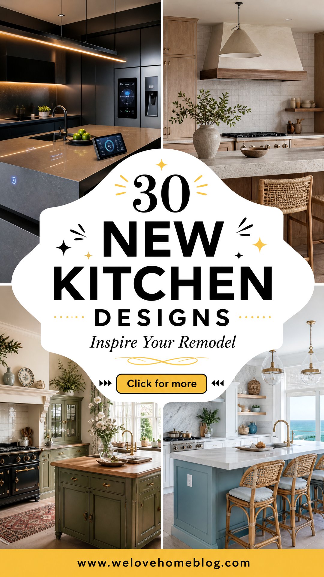 30 New Kitchen Designs to Inspire Your Next Remodel - 30 New Kitchen Designs to Inspire Your Next Remodel