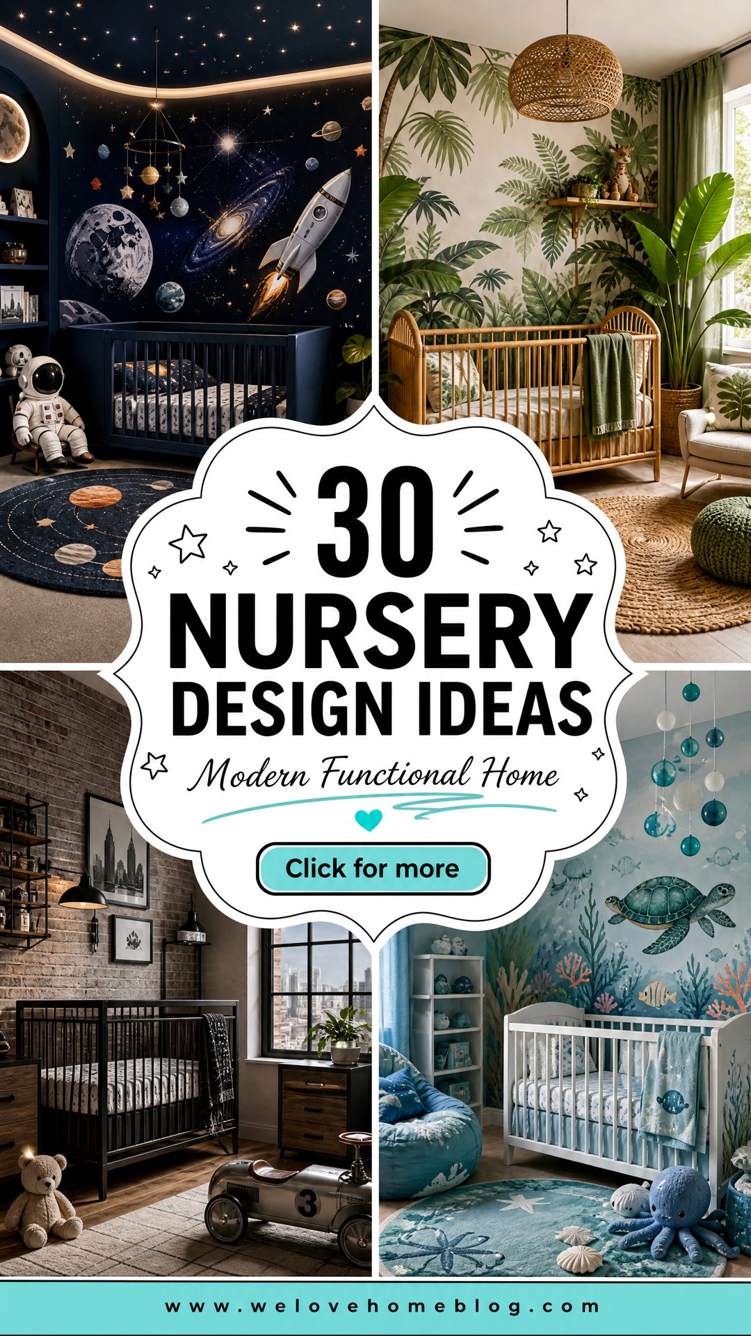 30 Nursery Design Ideas for a Modern and Functional Home - 30 Nursery Design Ideas for a Modern and Functional Home