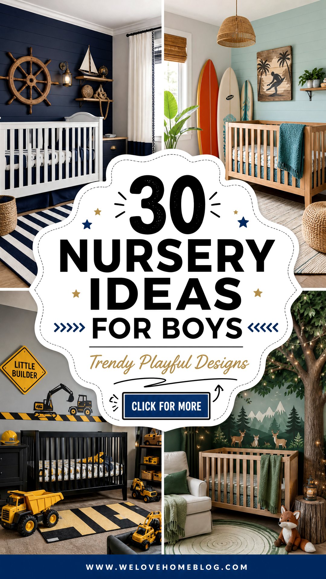 30 Nursery Ideas for Boys Trendy and Playful Designs - 30 Nursery Ideas for Boys: Trendy and Playful Designs