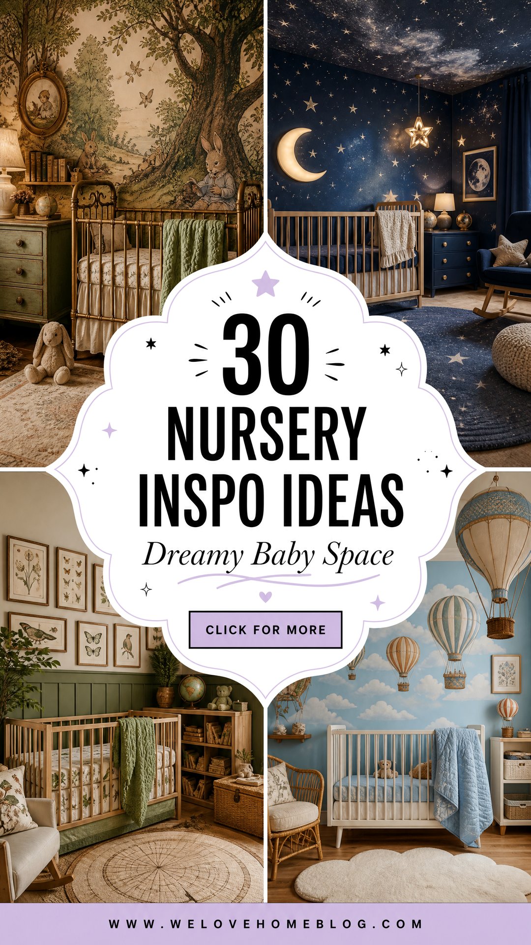 30 Nursery Inspo Ideas to Create a Dreamy Space for Baby - 30 Nursery Inspo Ideas to Create a Dreamy Space for Baby