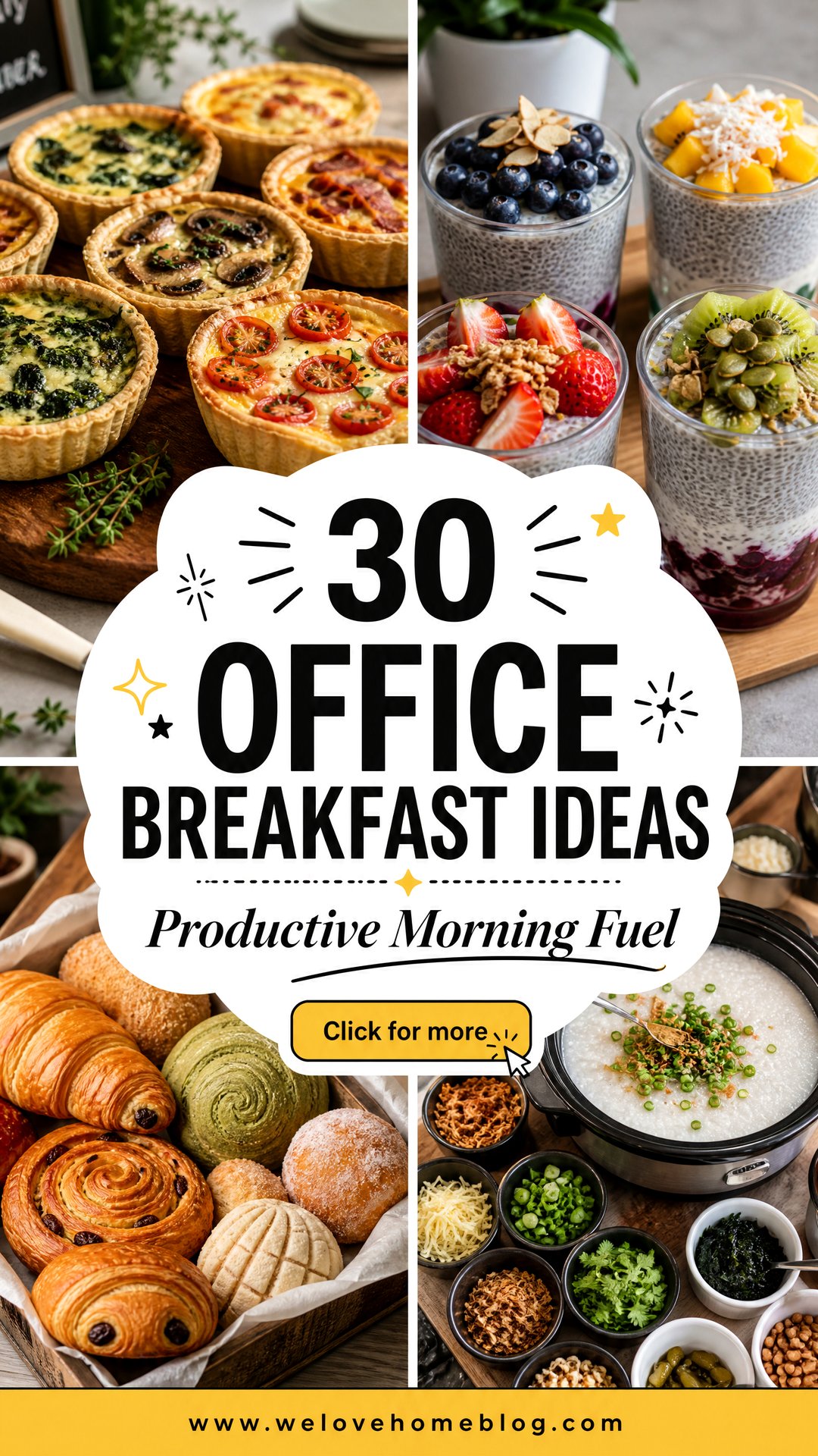 30 Office Breakfast Ideas for a Productive Morning - 30 Office Breakfast Ideas for a Productive Morning