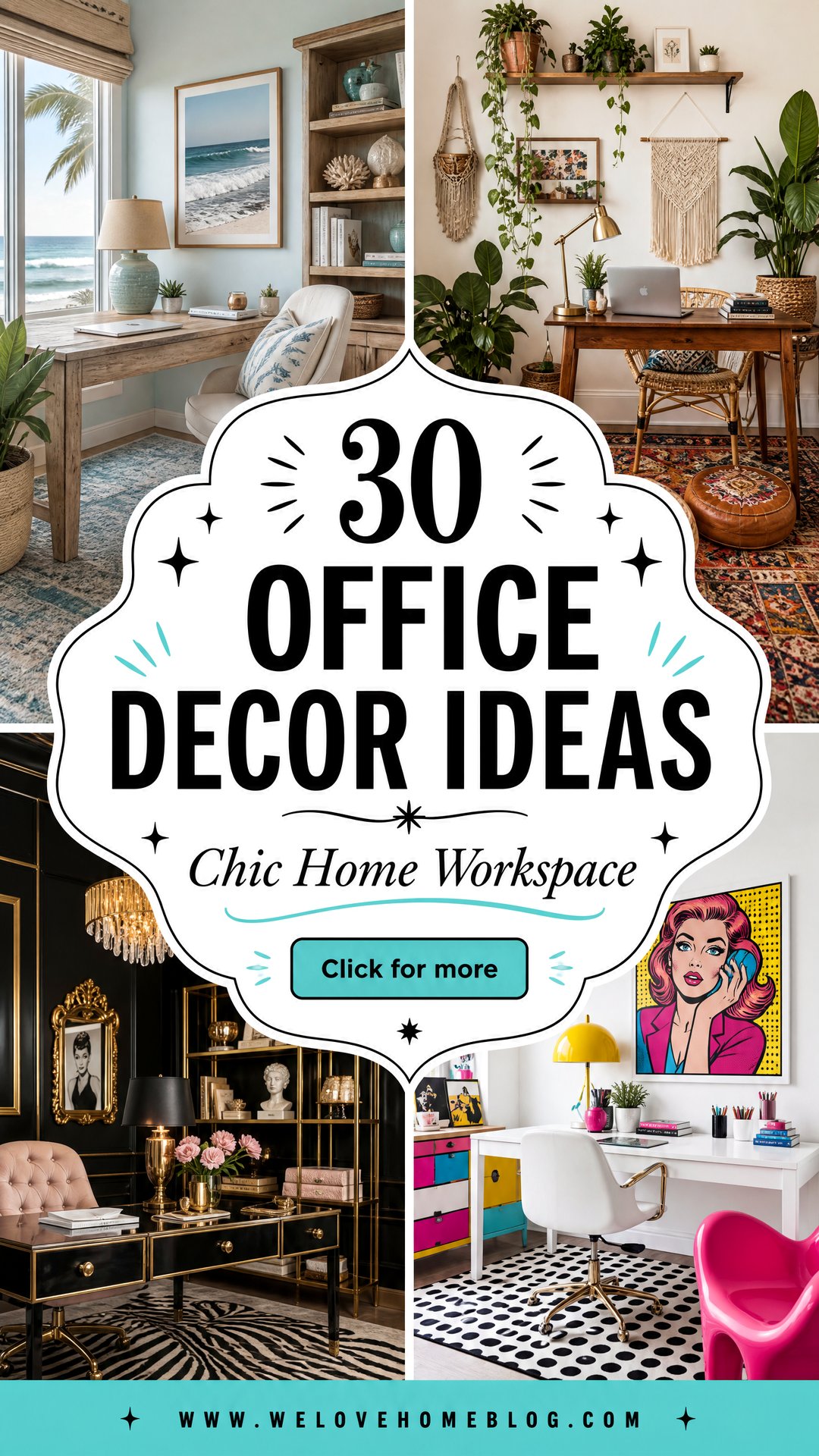 30 Office Decor Inspiration for a Chic Home Workspace - 30 Office Decor Inspiration for a Chic Home Workspace