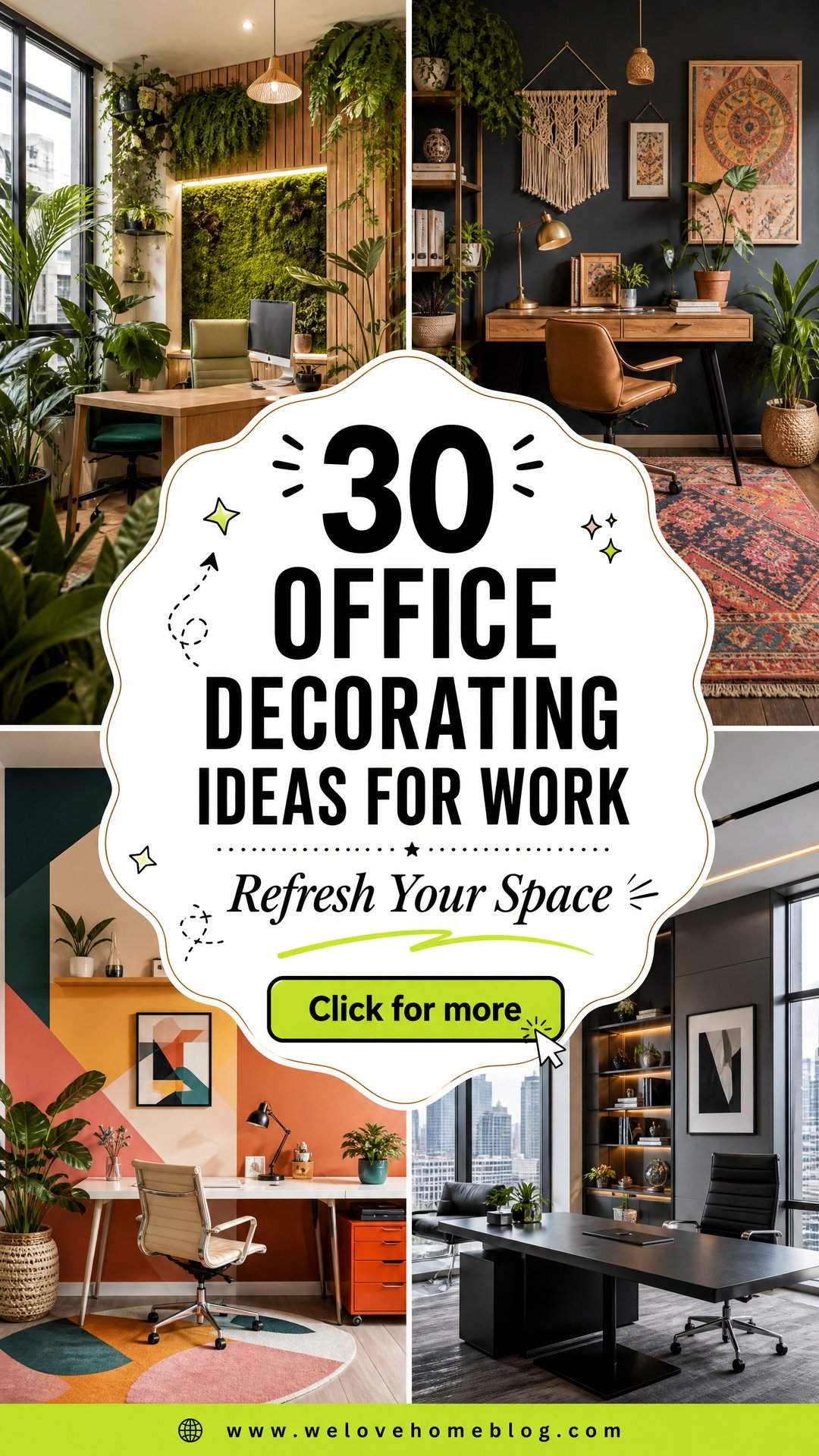 30 Office Decorating Ideas for Work to Refresh Space - 30 Office Decorating Ideas for Work to Refresh Space