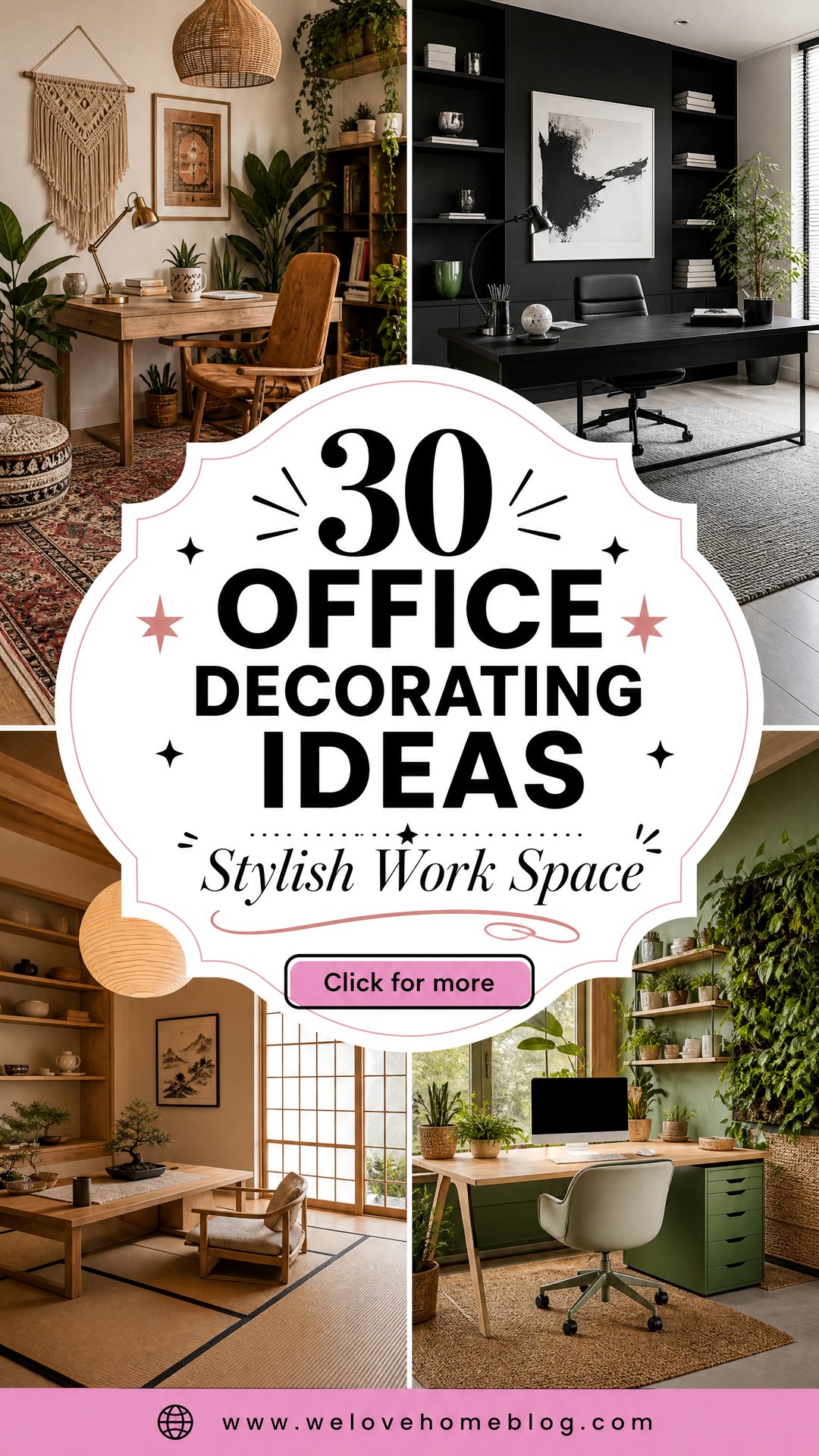 30 Office Decorating Ideas for a Stylish Work Space - 30 Office Decorating Ideas for a Stylish Work Space