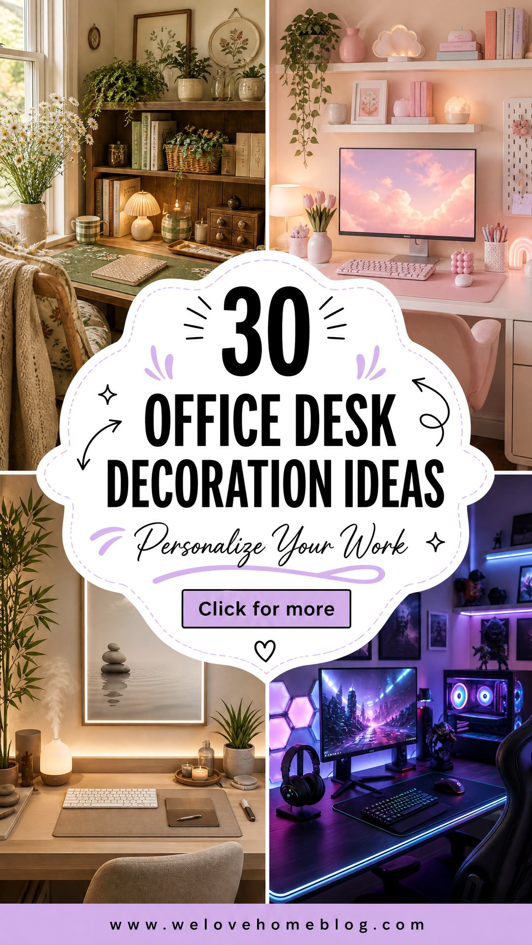 30 Office Desk Decoration Ideas to Personalize Work - 30 Office Desk Decoration Ideas to Personalize Work
