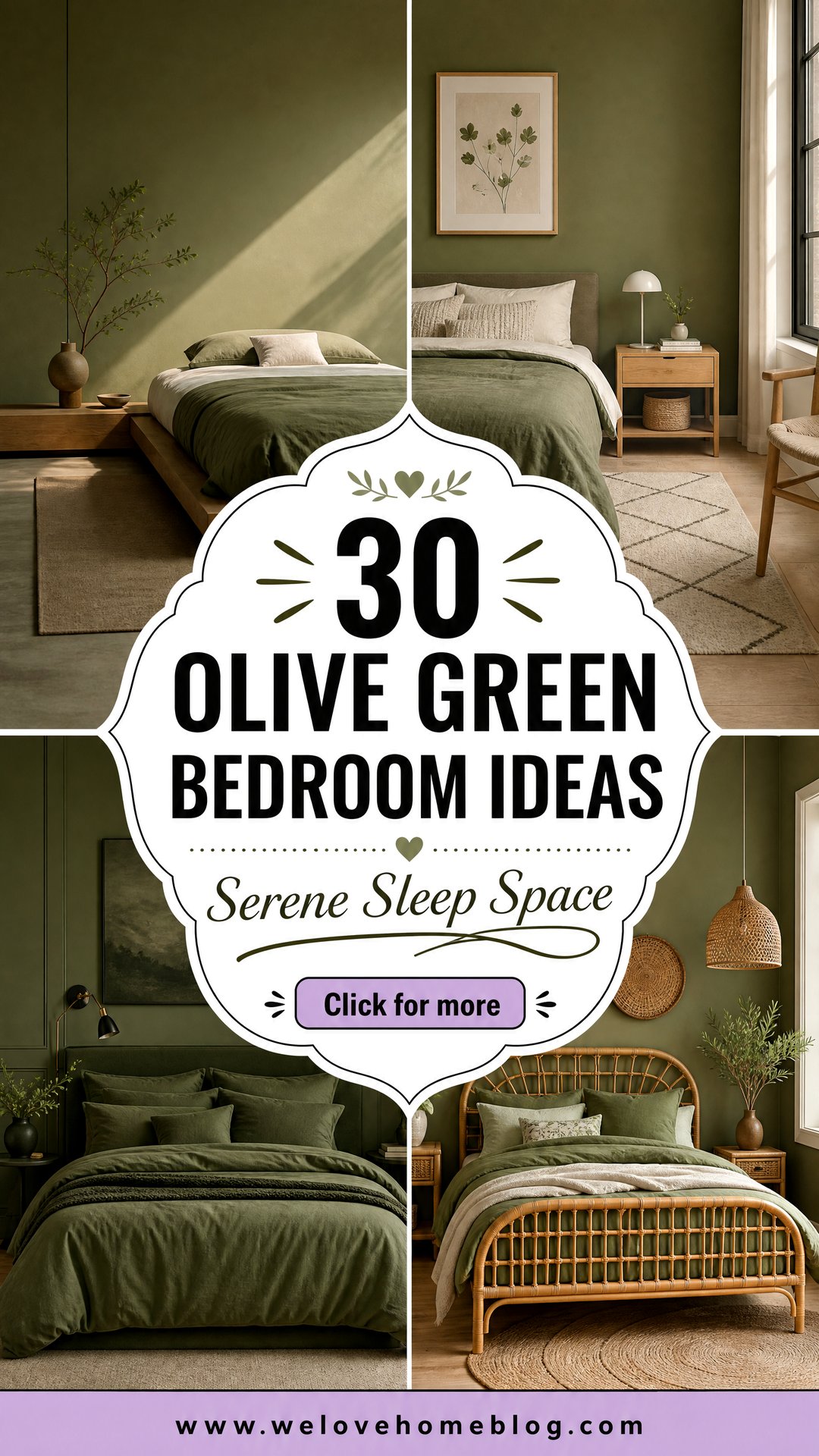 30 Olive Green Bedroom Ideas for a Serene Sleep - 30 Olive Green Bedroom Ideas for a Serene Sleep