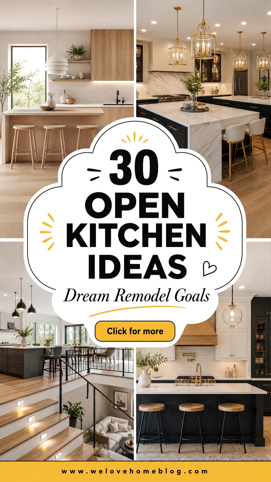 30 Open Kitchen Ideas for Your Next Home Remodel - 30 Open Kitchen Ideas for Your Next Home Remodel