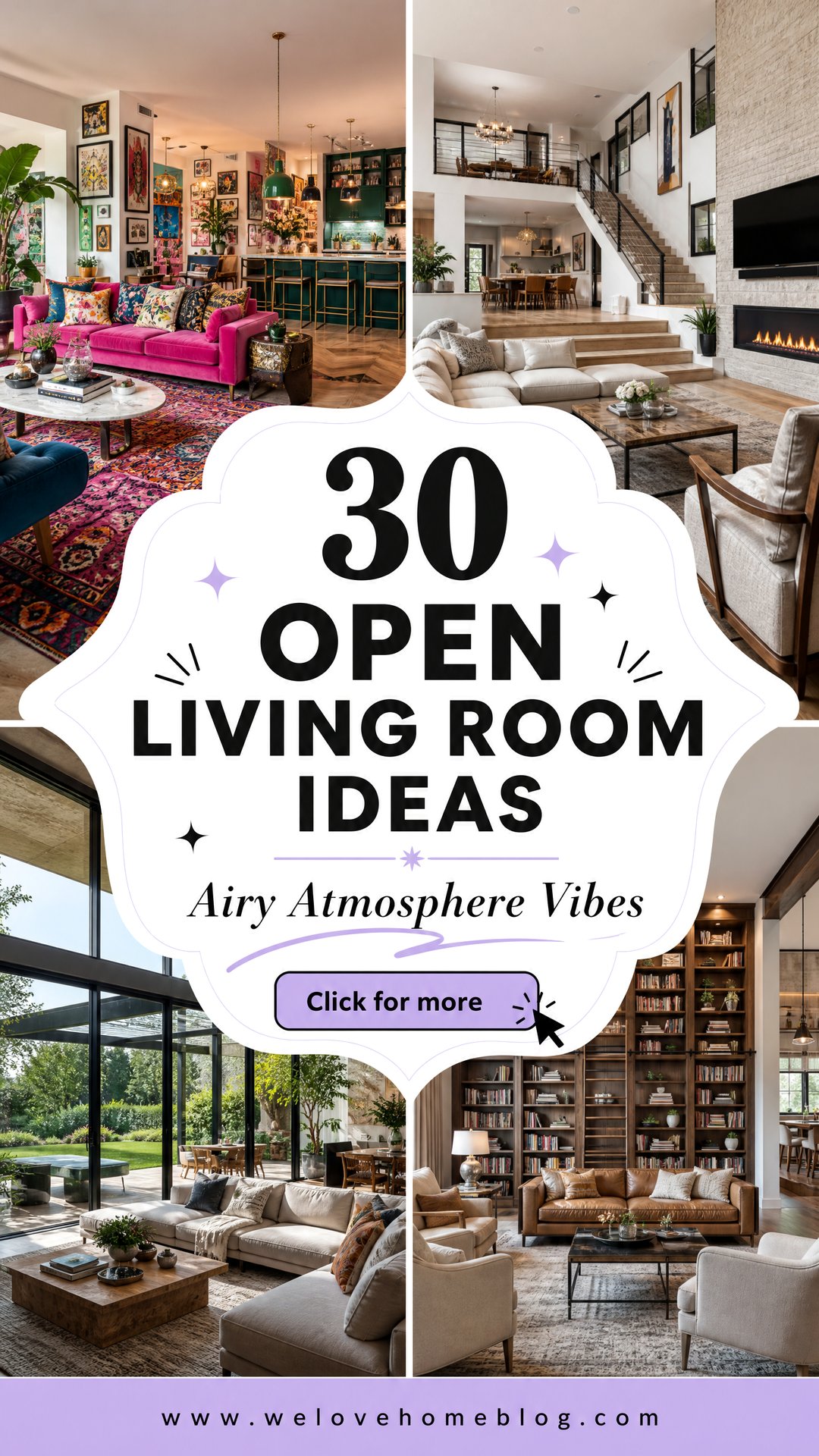 30 Open Living Room Ideas for an Airy Atmosphere - 30 Open Living Room Ideas for an Airy Atmosphere