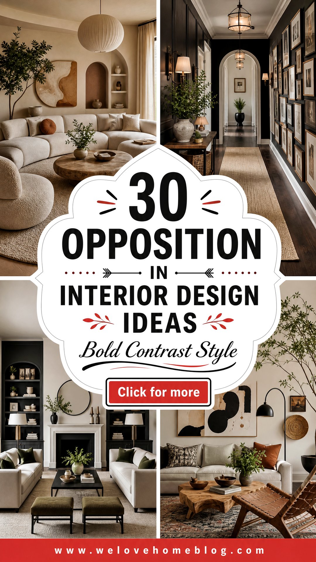 30 Opposition in Interior Design Ideas for Contrast - 30 Opposition in Interior Design Ideas for Contrast