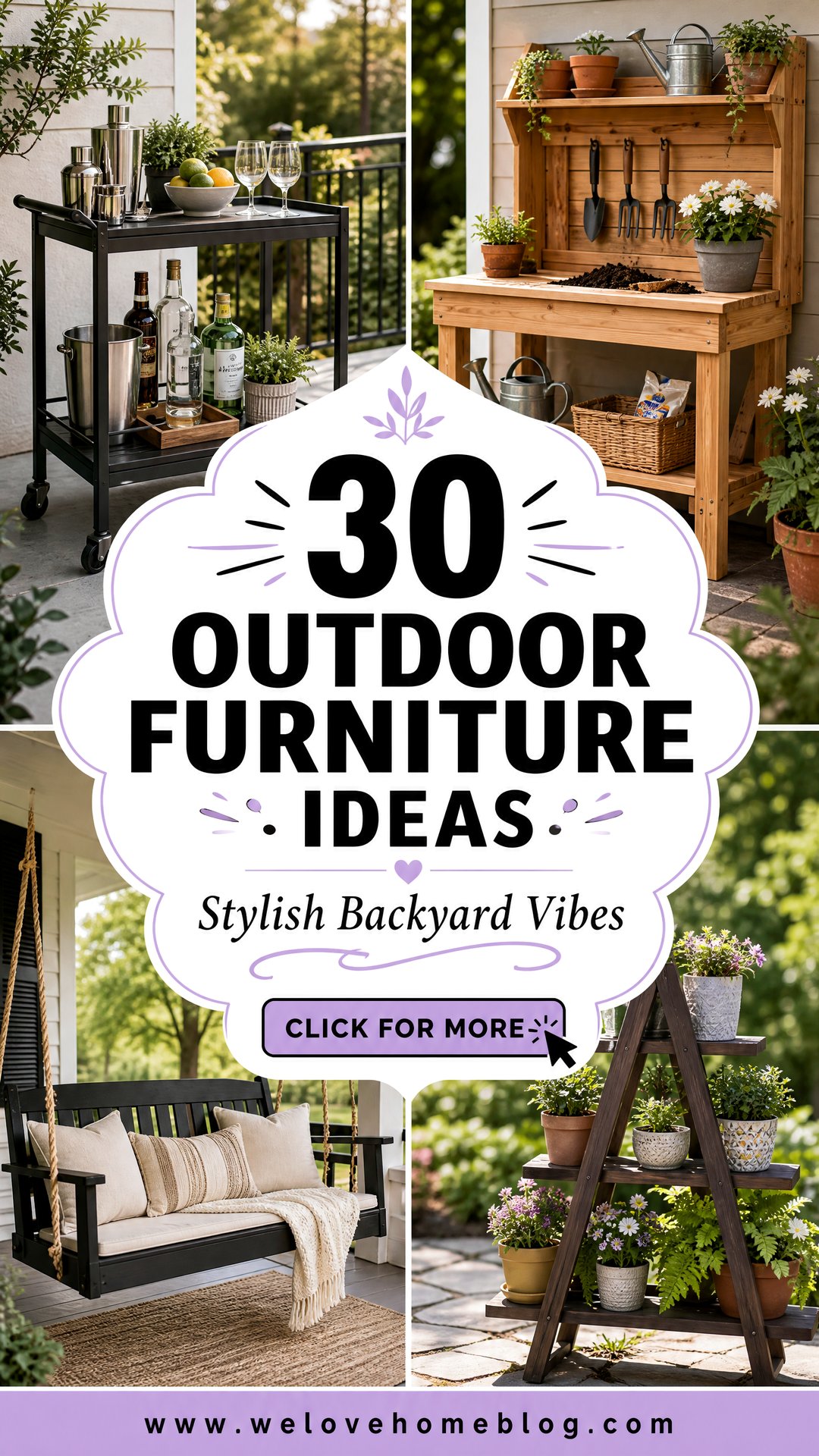 30 Outdoor Furniture Ideas for a Stylish Backyard Space - 30 Outdoor Furniture Ideas for a Stylish Backyard Space