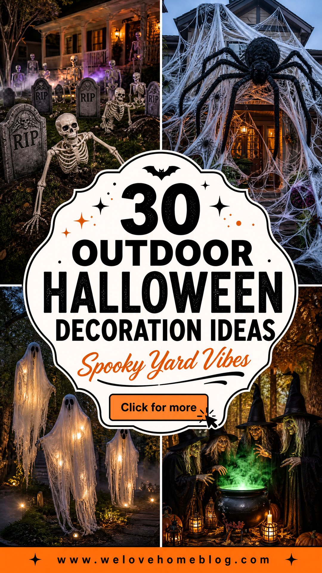 30 Outdoor Halloween Decoration Ideas for a Spooky Yard - 30 Outdoor Halloween Decoration Ideas for a Spooky Yard