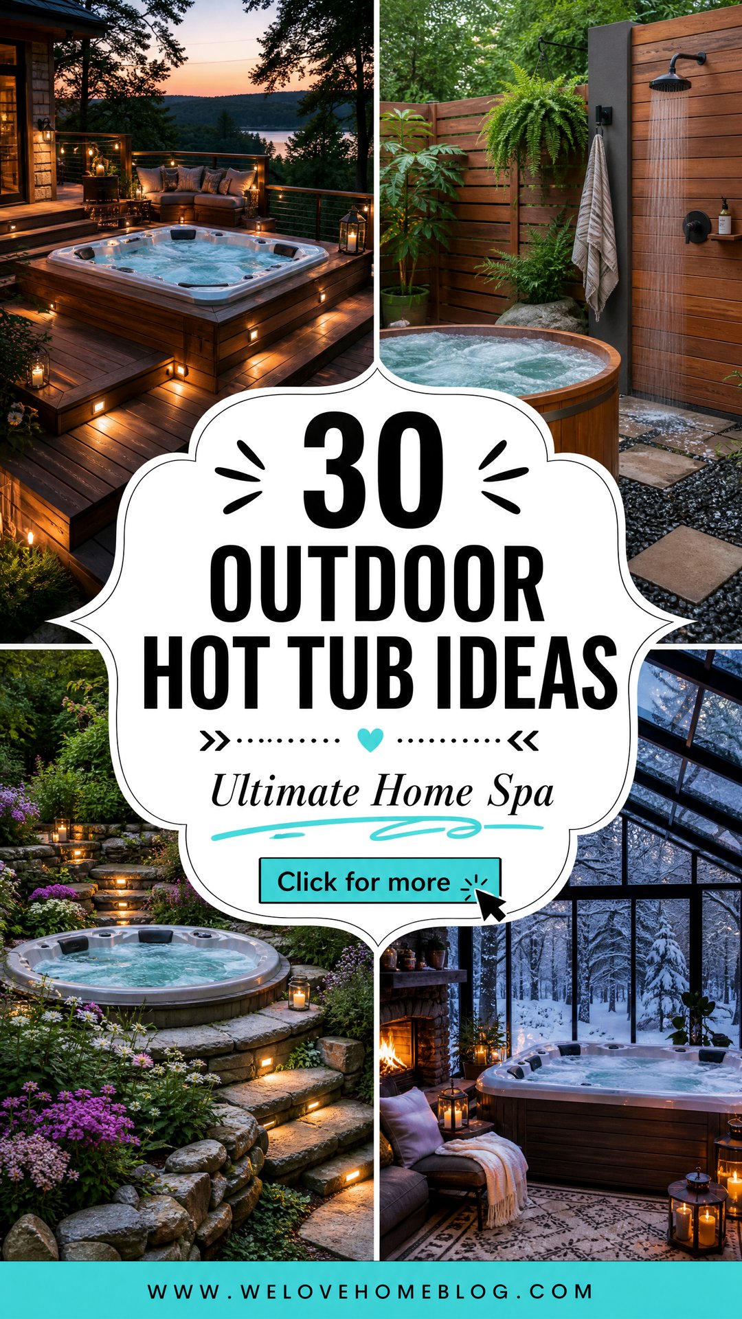 30 Outdoor Hot Tub Ideas for the Ultimate Home Spa - 30 Outdoor Hot Tub Ideas for the Ultimate Home Spa