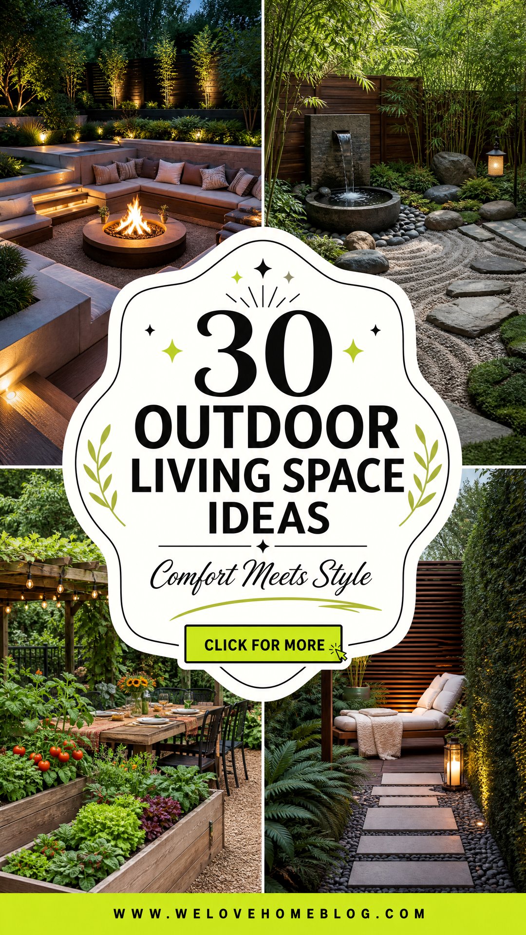 30 Outdoor Living Space Ideas for Comfort and Style - 30 Outdoor Living Space Ideas for Comfort and Style