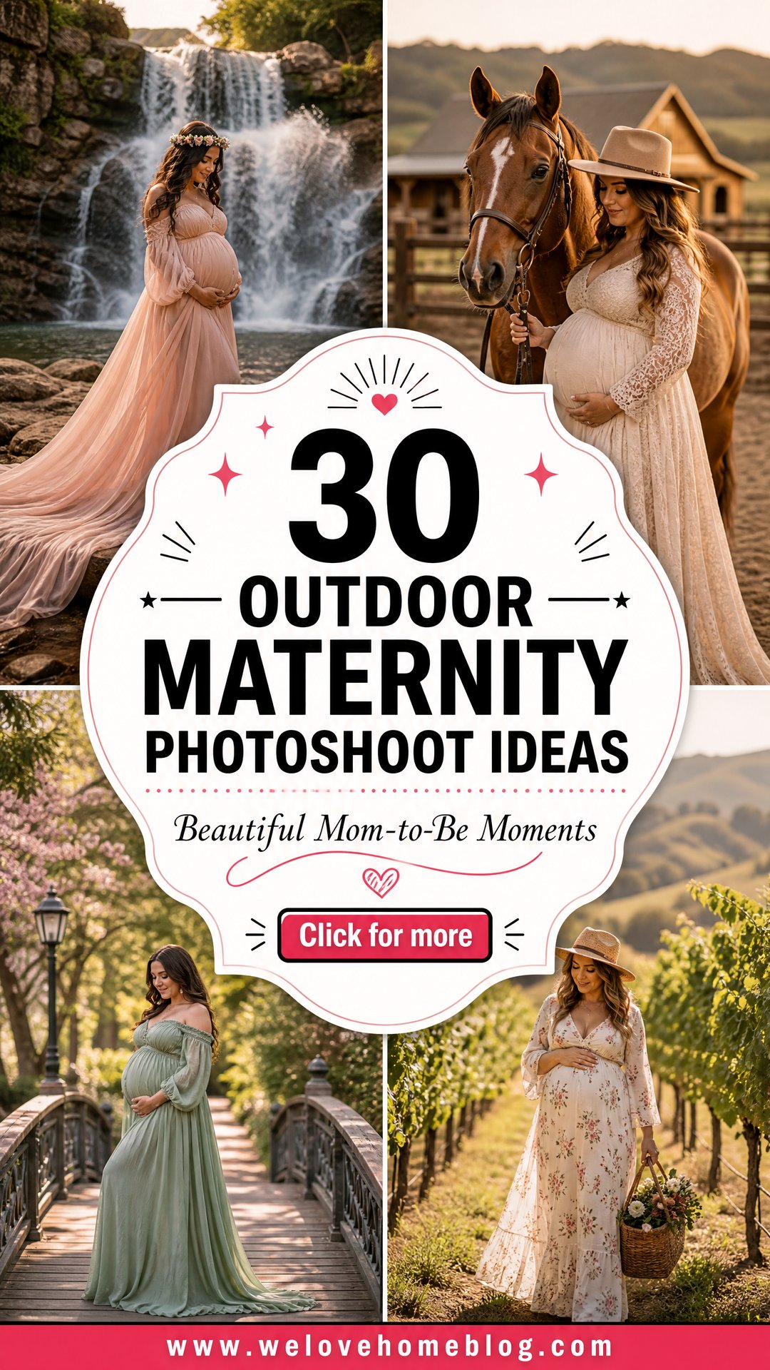 30 Outdoor Maternity Photoshoot Ideas for Mom-to-Be - 30 Outdoor Maternity Photoshoot Ideas for Mom-to-Be