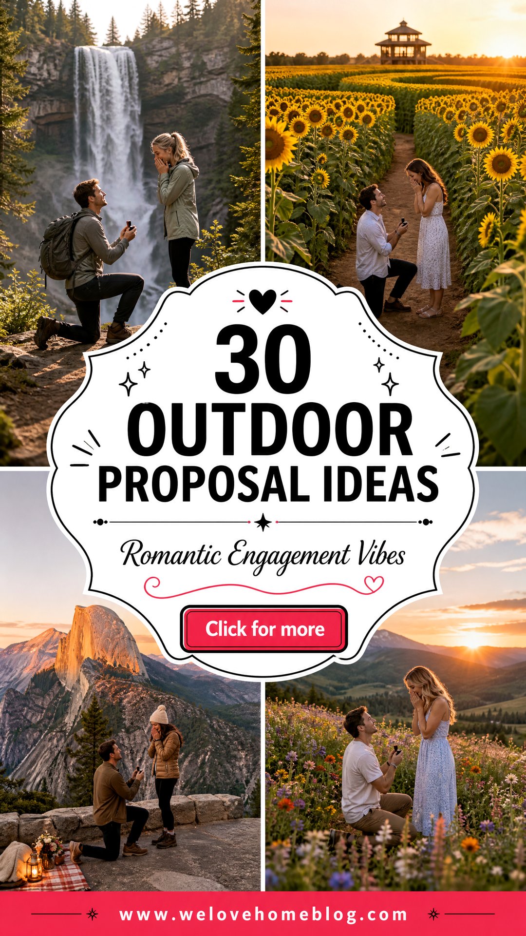 30 Outdoor Proposal Ideas for a Romantic Engagement - 30 Outdoor Proposal Ideas for a Romantic Engagement