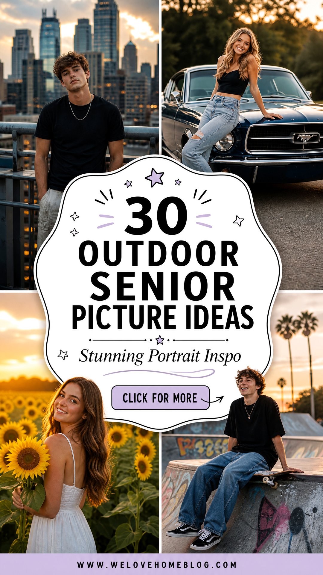 30 Outdoor Senior Picture Ideas for Stunning Portraits - 30 Outdoor Senior Picture Ideas for Stunning Portraits