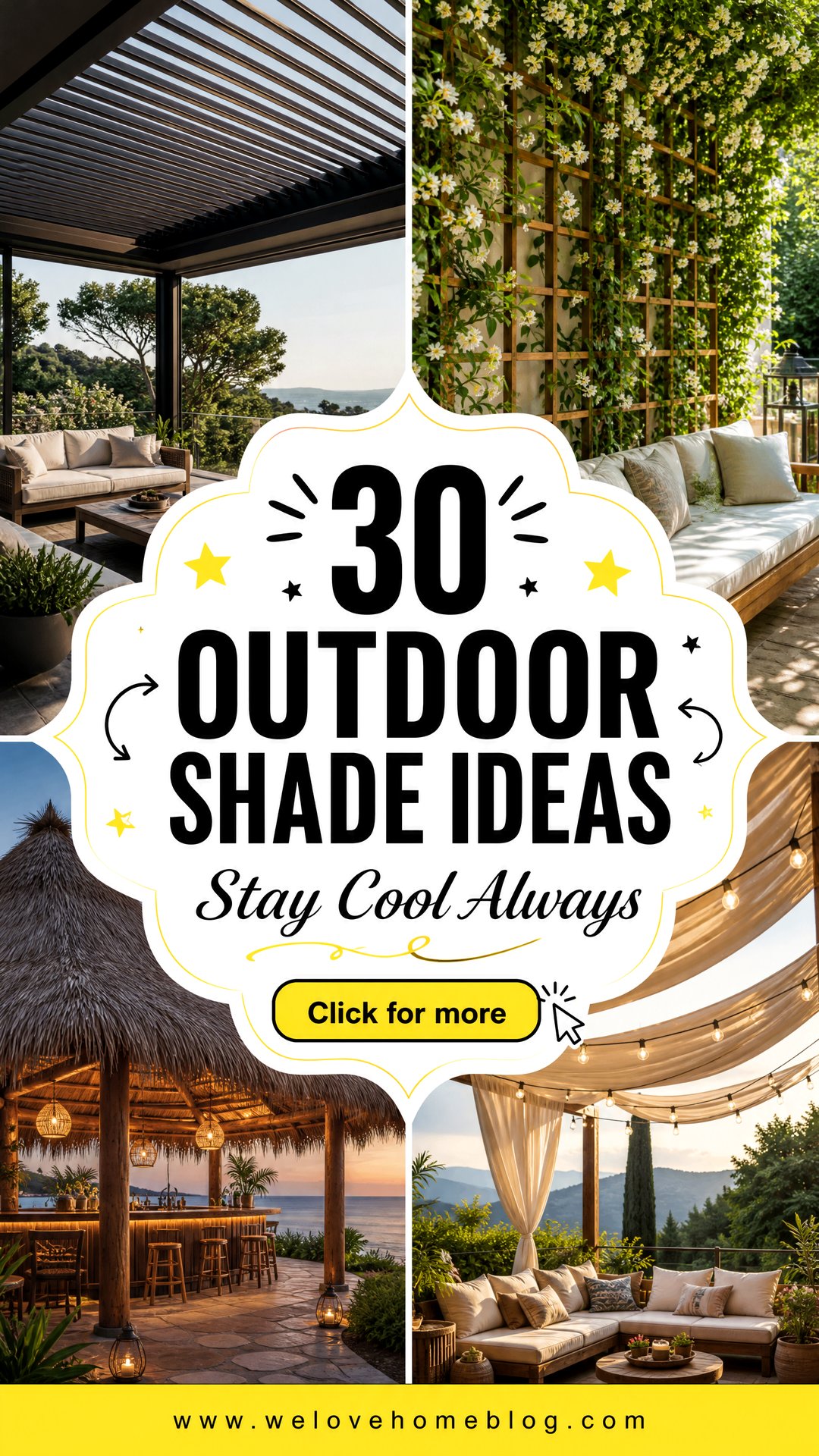 30 Outdoor Shade Ideas to Stay Cool All Summer Long - 30 Outdoor Shade Ideas to Stay Cool All Summer Long