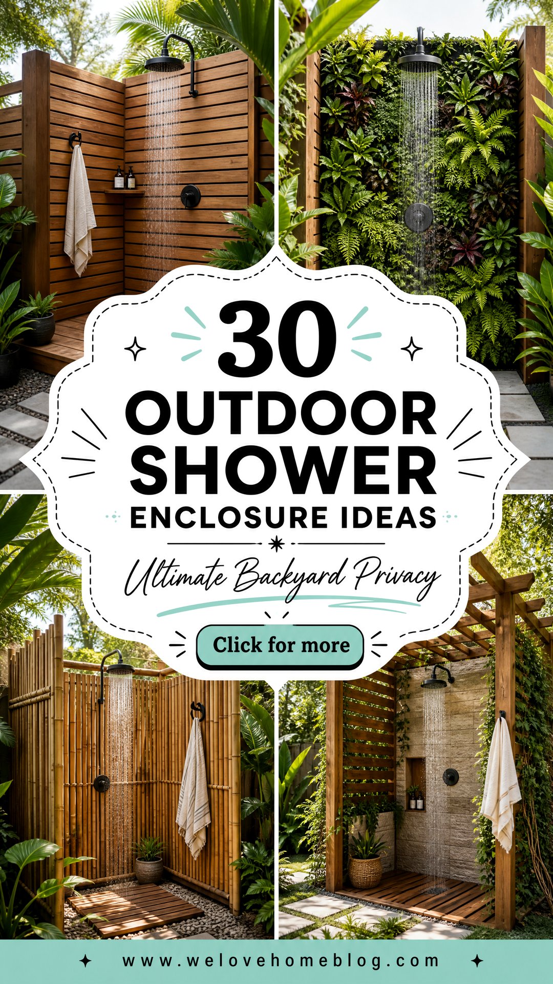 30 Outdoor Shower Enclosure Ideas for Ultimate Privacy - 30 Outdoor Shower Enclosure Ideas for Ultimate Privacy