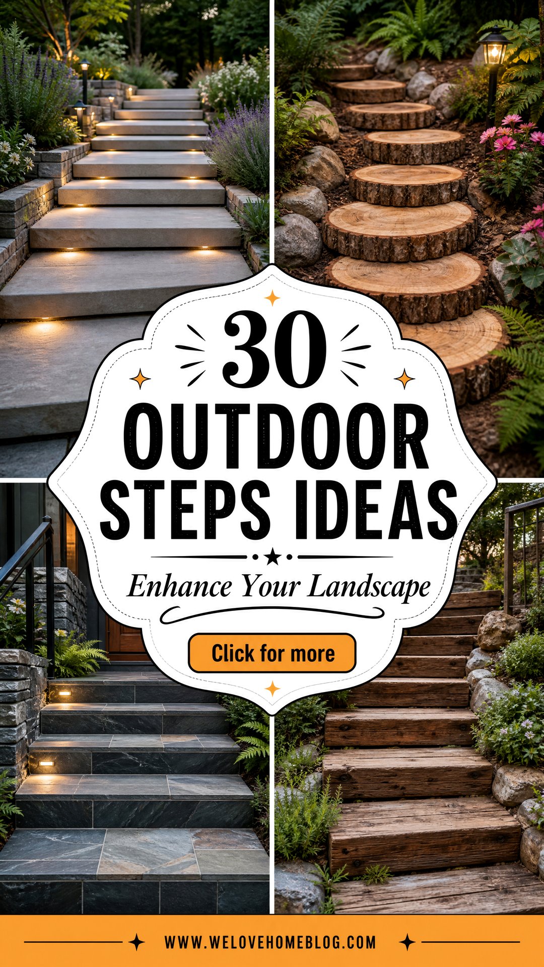 30 Outdoor Steps Ideas to Enhance Your Landscape Design - 30 Outdoor Steps Ideas to Enhance Your Landscape Design