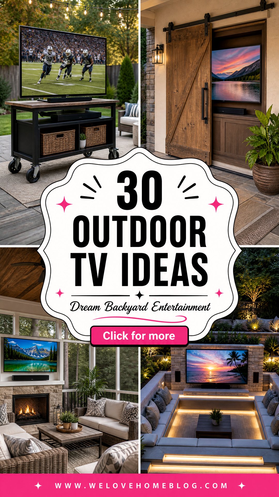 30 Outdoor TV Ideas for Your Dream Backyard Entertainment - 30 Outdoor TV Ideas for Your Dream Backyard Entertainment