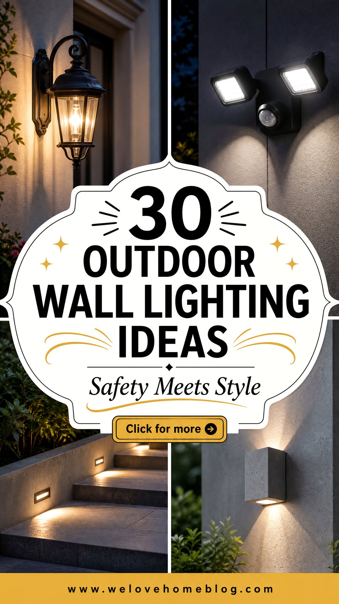30 Outdoor Wall Lighting Ideas for Safety and Curb Appeal - 30 Outdoor Wall Lighting Ideas for Safety and Curb Appeal